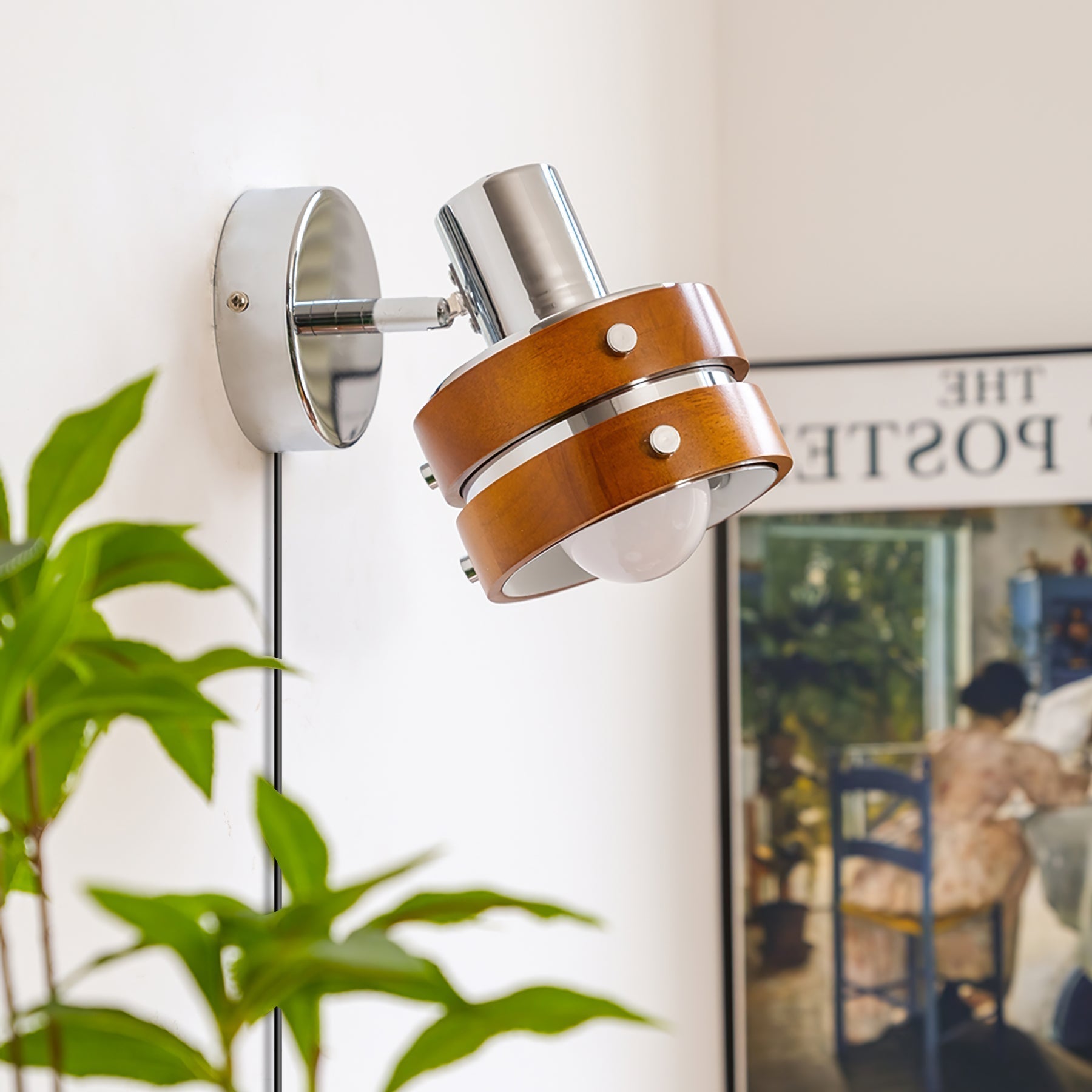 Nildes Wood Classic Wall Lamp-Neutral Decor