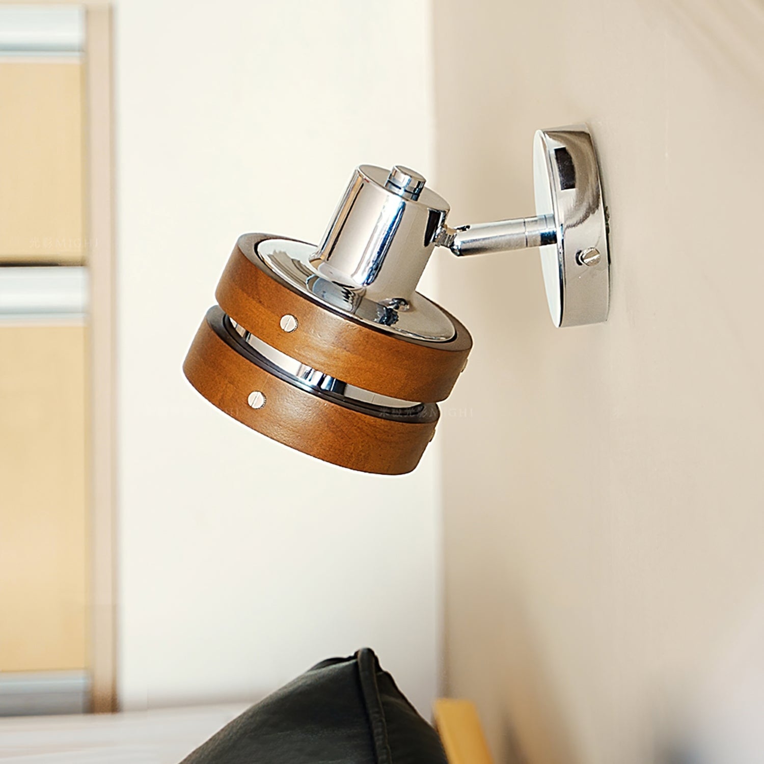Avenor Premium Nordic Art Walnut Wall Lamp-Neutral Decor