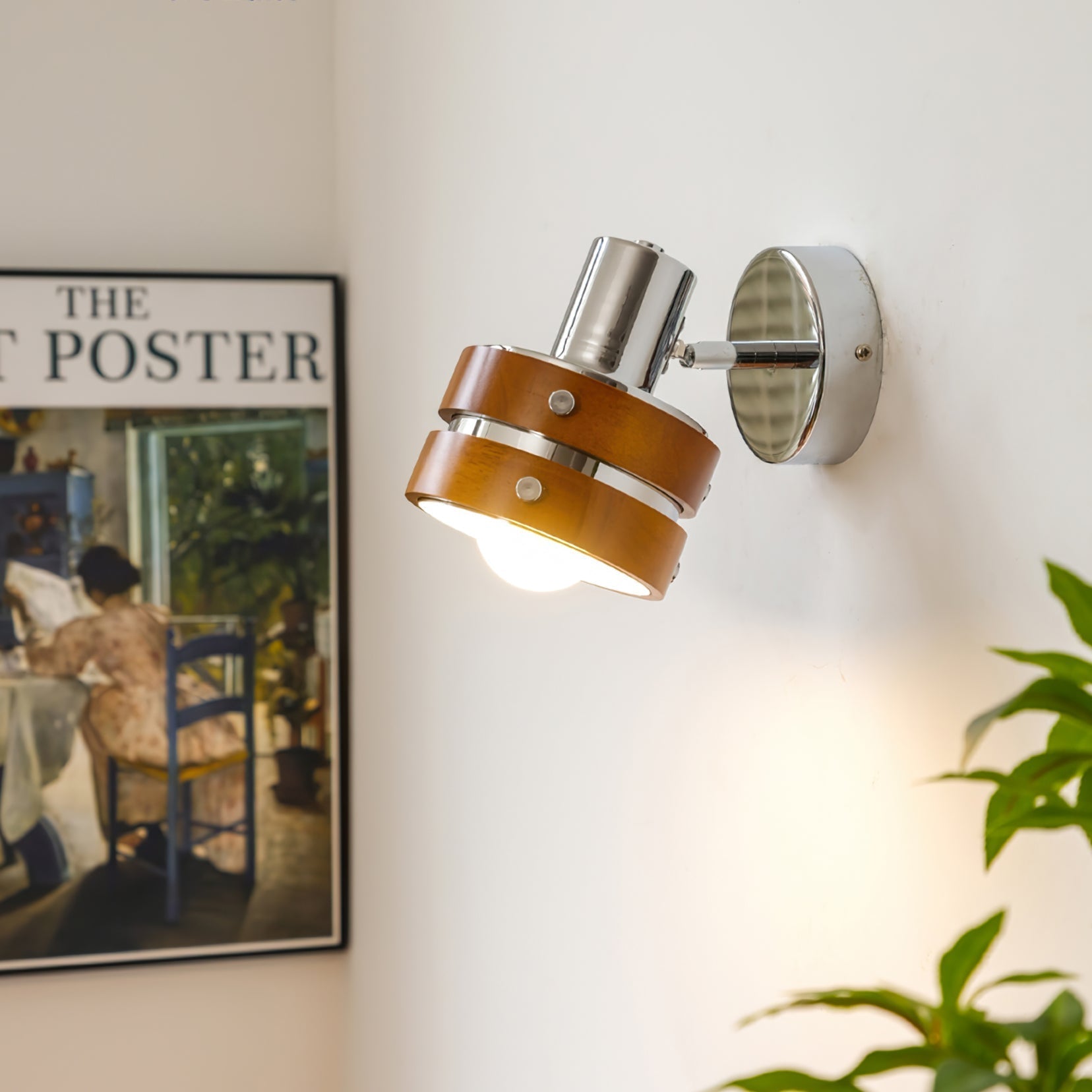 Avenor Premium Nordic Art Walnut Wall Lamp-Neutral Decor