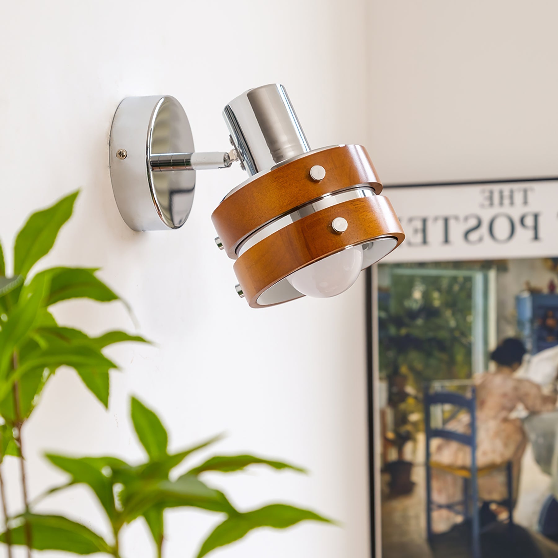 Avenor Premium Nordic Art Walnut Wall Lamp-Neutral Decor