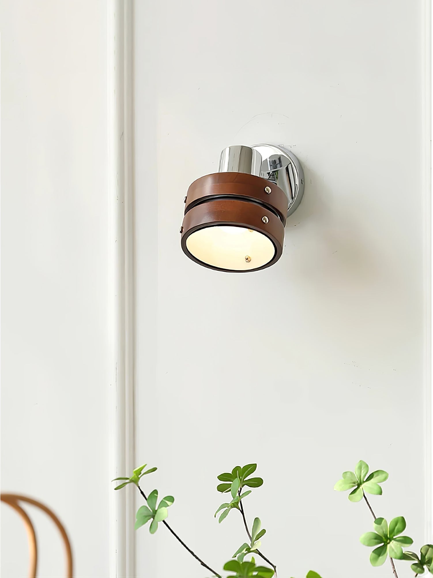Avenor Premium Nordic Art Walnut Wall Lamp-Neutral Decor