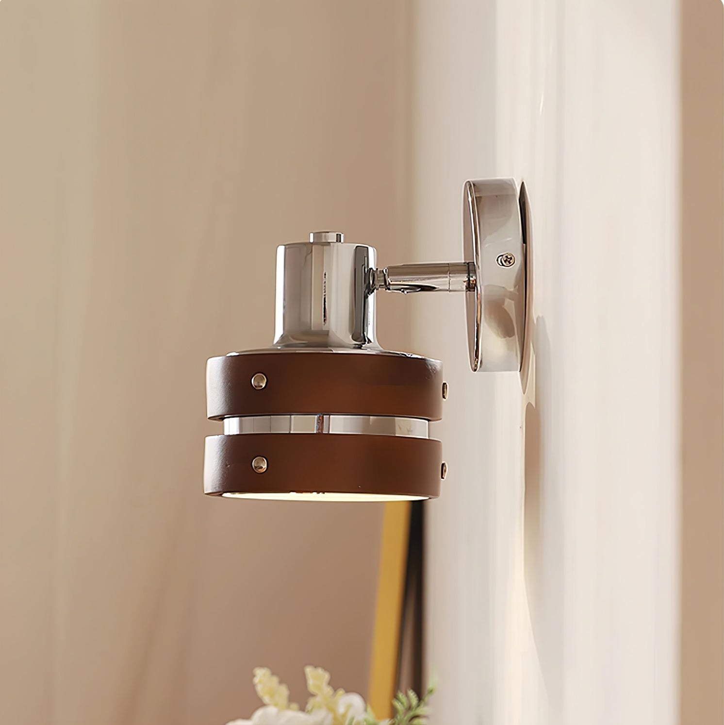 Avenor Premium Nordic Art Walnut Wall Lamp-Neutral Decor