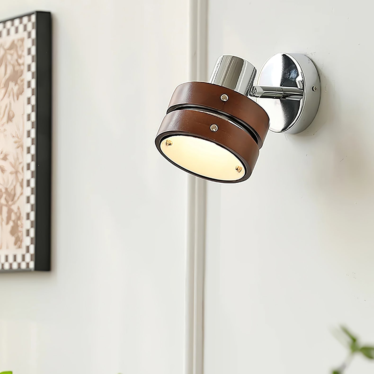Avenor Premium Nordic Art Walnut Wall Lamp-Neutral Decor
