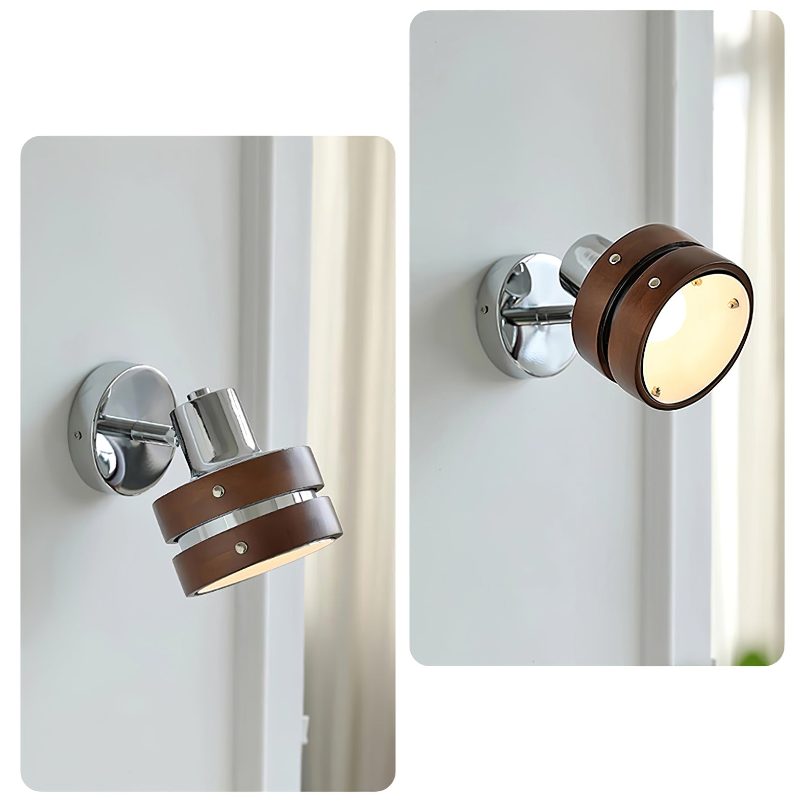 Avenor Premium Nordic Art Walnut Wall Lamp-Neutral Decor