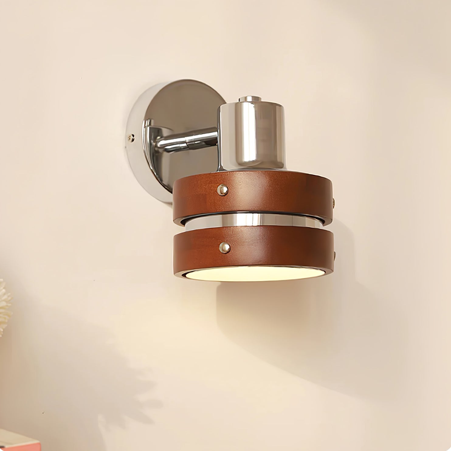 Avenor Premium Nordic Art Walnut Wall Lamp-Neutral Decor