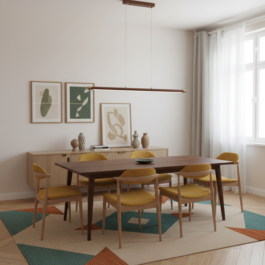 Dash Wood Linear Pendant Light