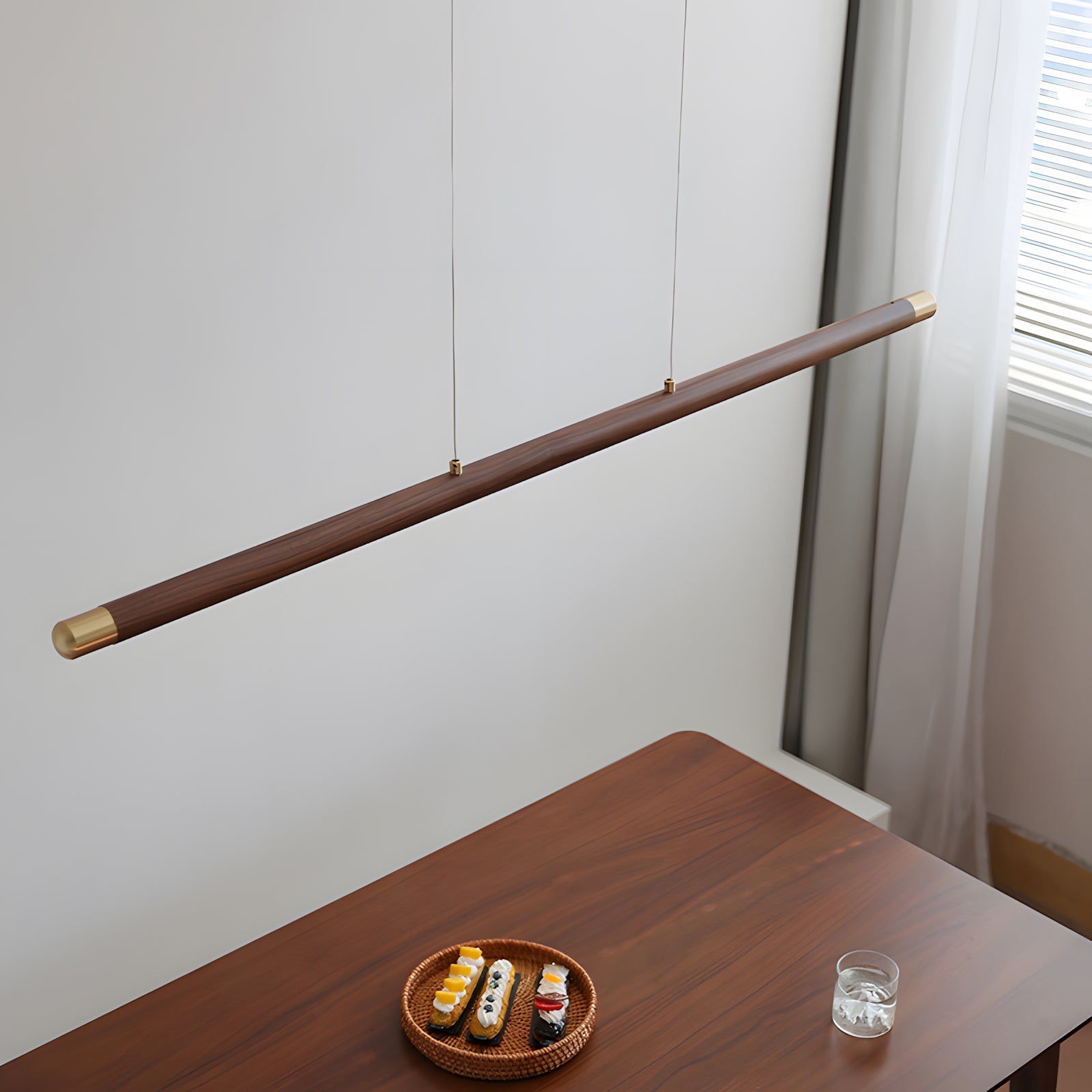 Dash Wood Linear Pendant Light