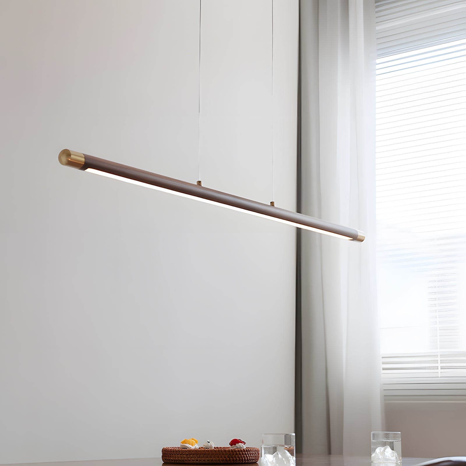 Dash Wood Linear Pendant Light