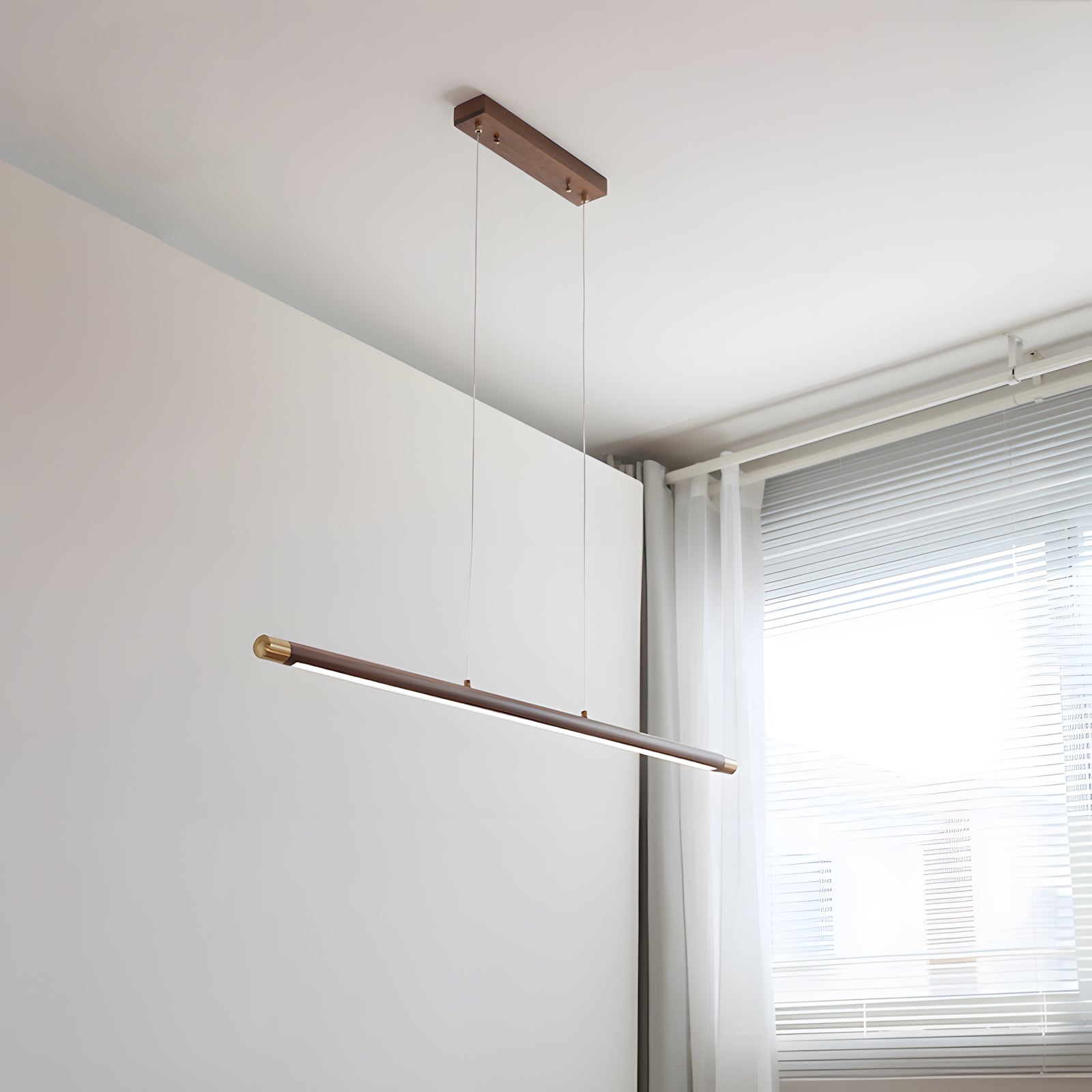 Dash Wood Linear Pendant Light