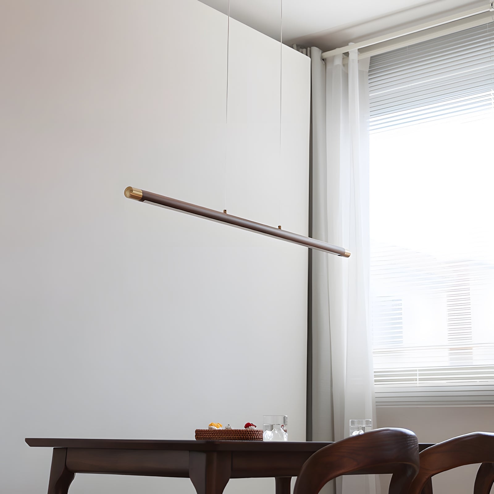 Dash Wood Linear Pendant Light