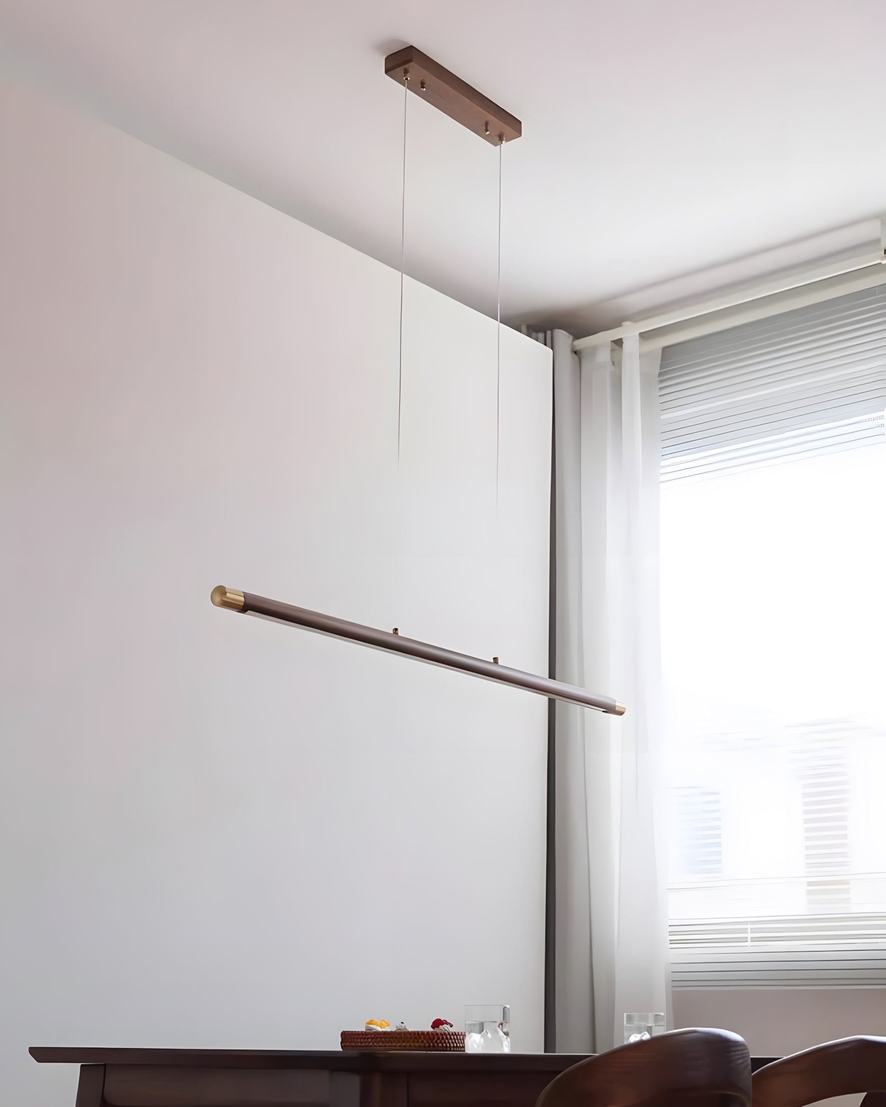 Dash Wood Linear Pendant Light