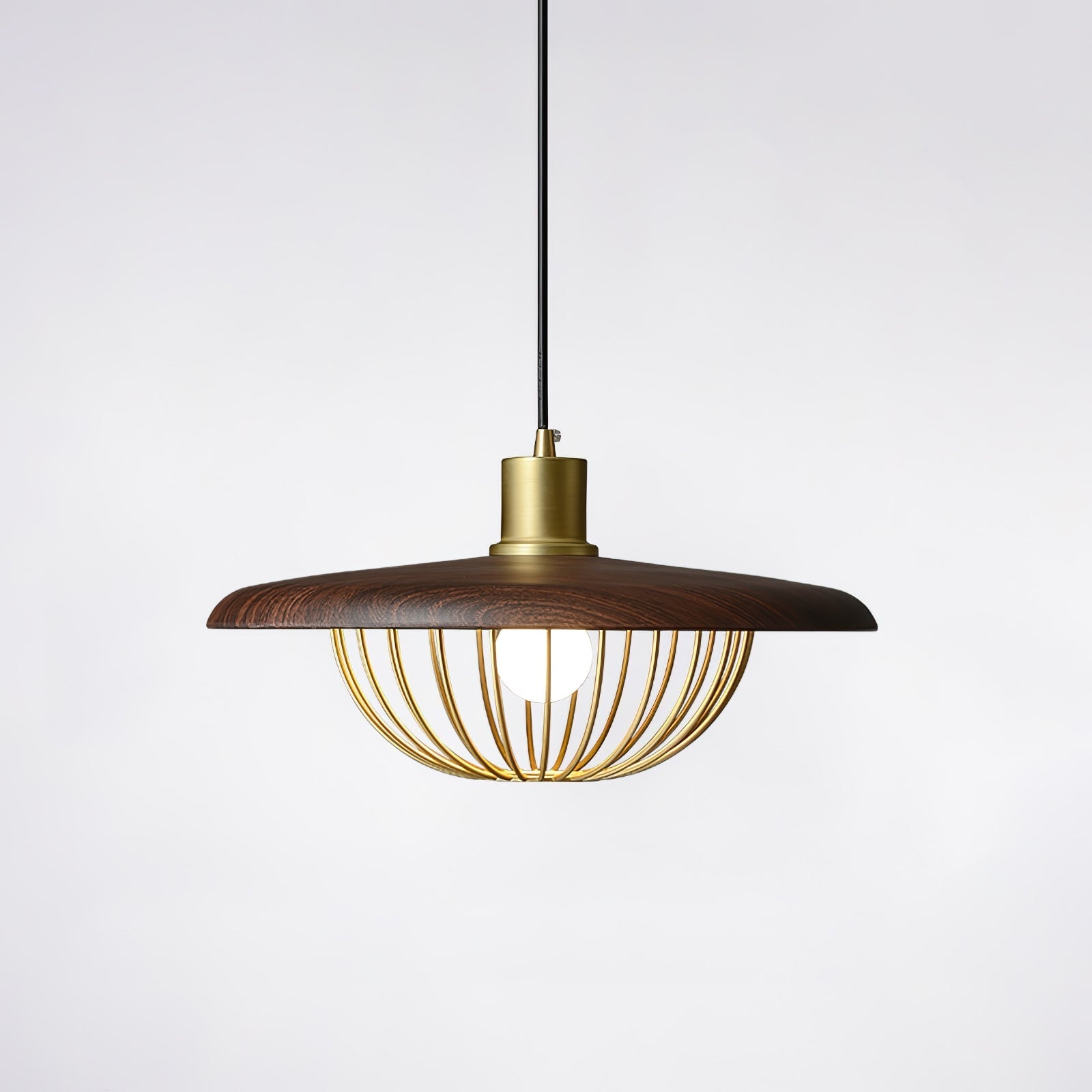 Fyrel Wood Retro Vintage Pendant Lamp-Neutral Decor