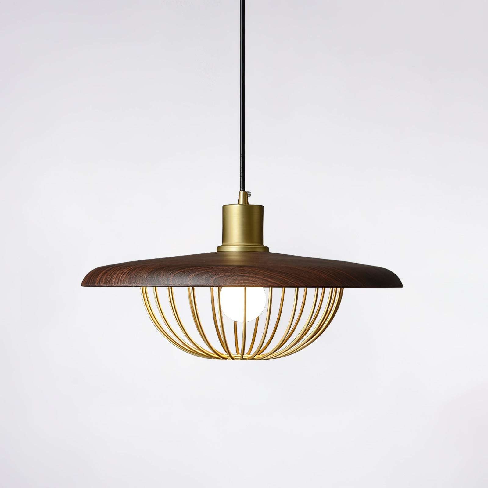 Fyrel Wood Retro Vintage Pendant Lamp-Neutral Decor