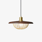 Fyrel Wood Retro Vintage Pendant Lamp-Neutral Decor