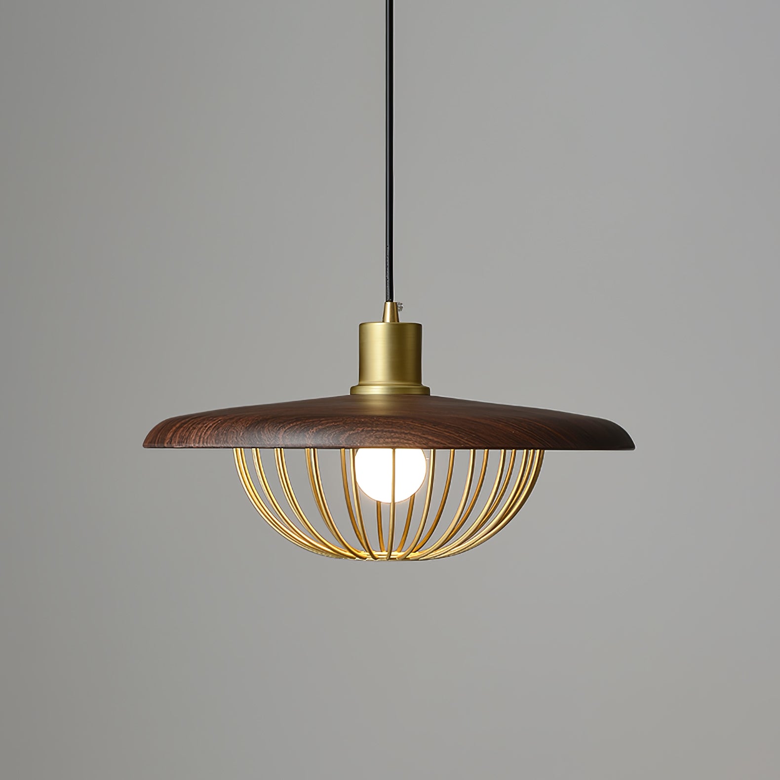 Fyrel Wood Retro Vintage Pendant Lamp-Neutral Decor