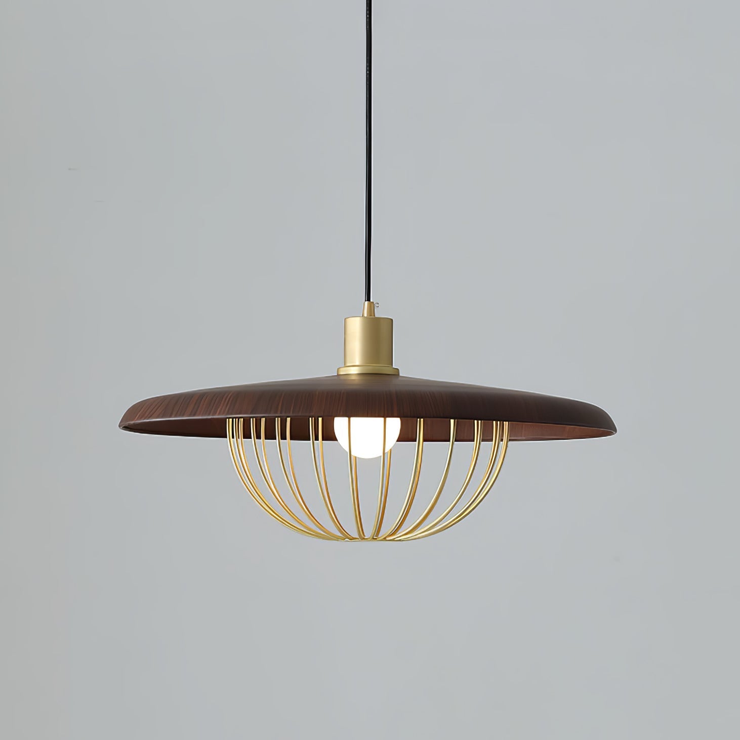 Fyrel Wood Retro Vintage Pendant Lamp-Neutral Decor