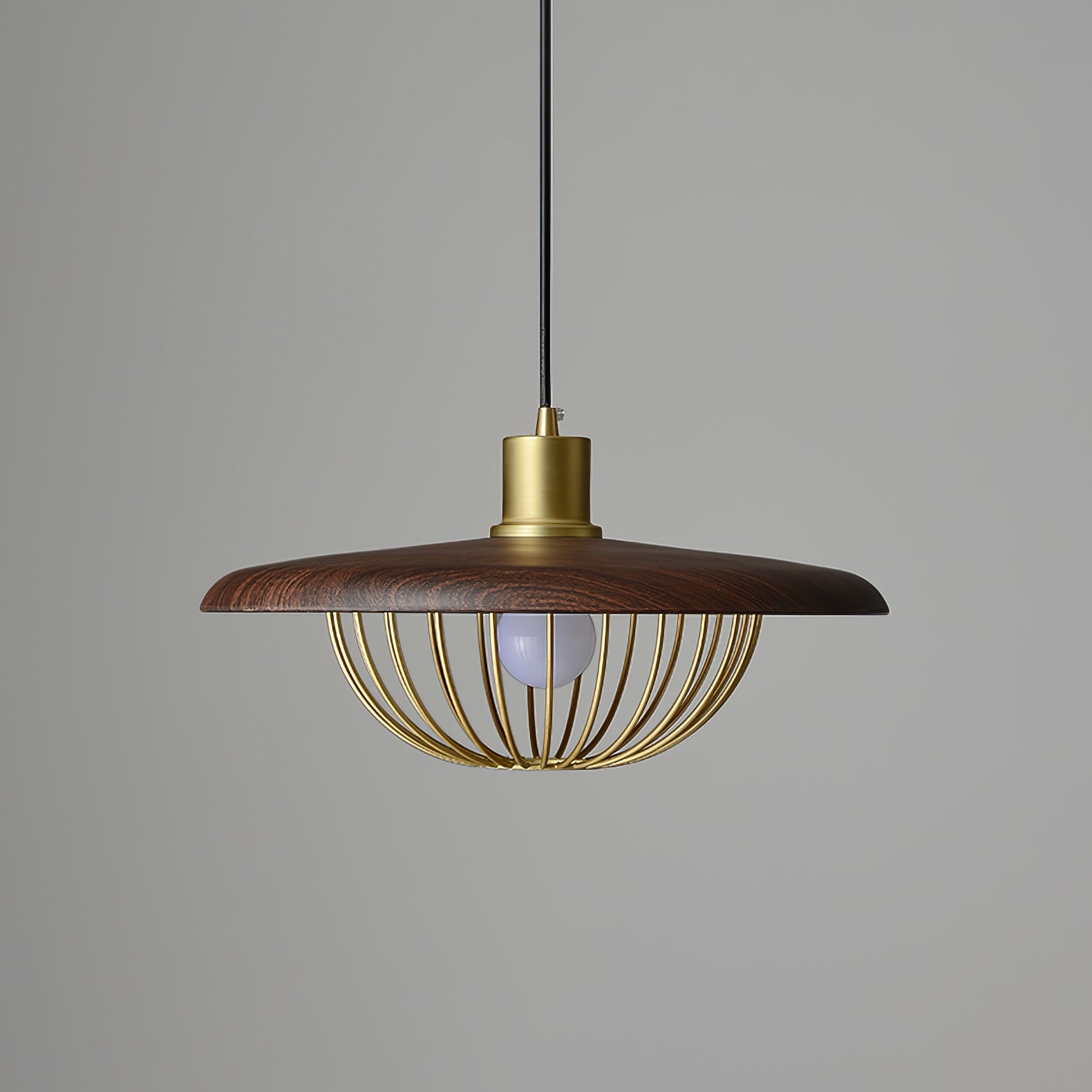 Fyrel Wood Retro Vintage Pendant Lamp-Neutral Decor