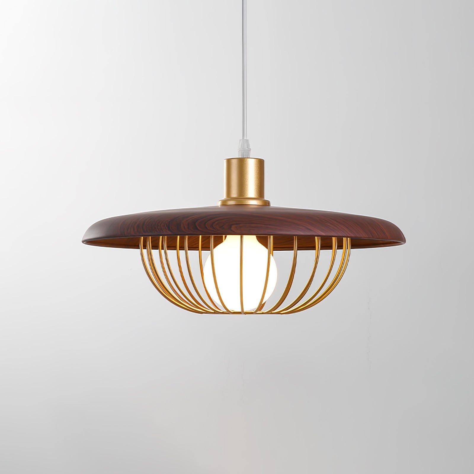 Fyrel Wood Retro Vintage Pendant Lamp-Neutral Decor