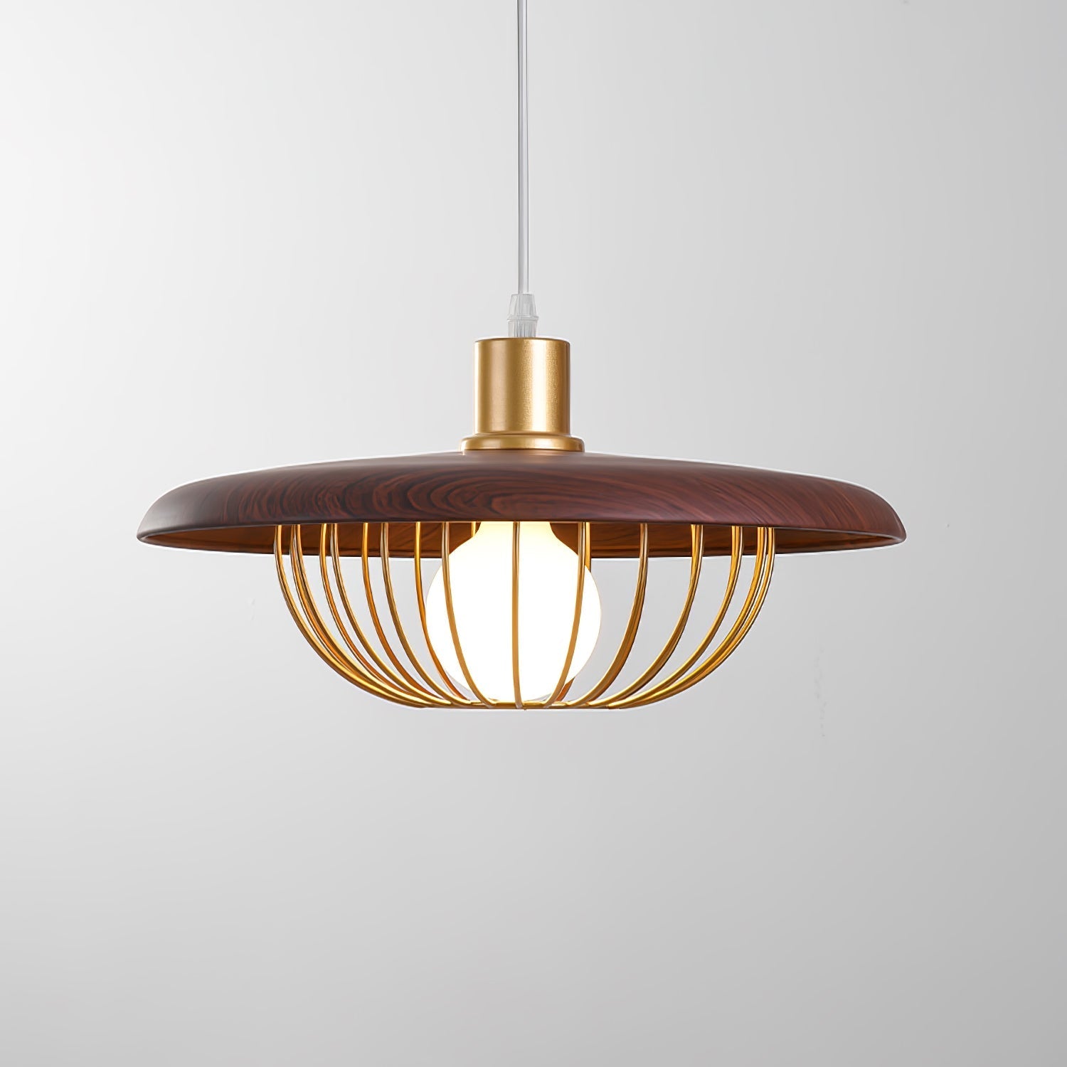 Fyrel Wood Retro Vintage Pendant Lamp-Neutral Decor