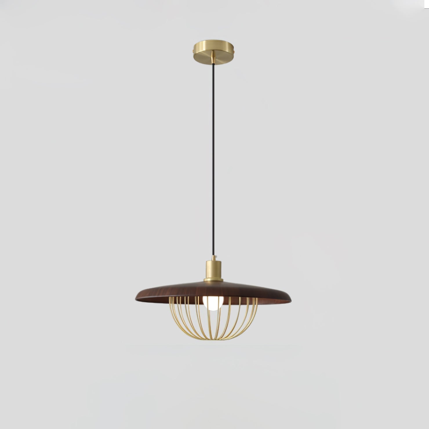 Fyrel Wood Retro Vintage Pendant Lamp-Neutral Decor