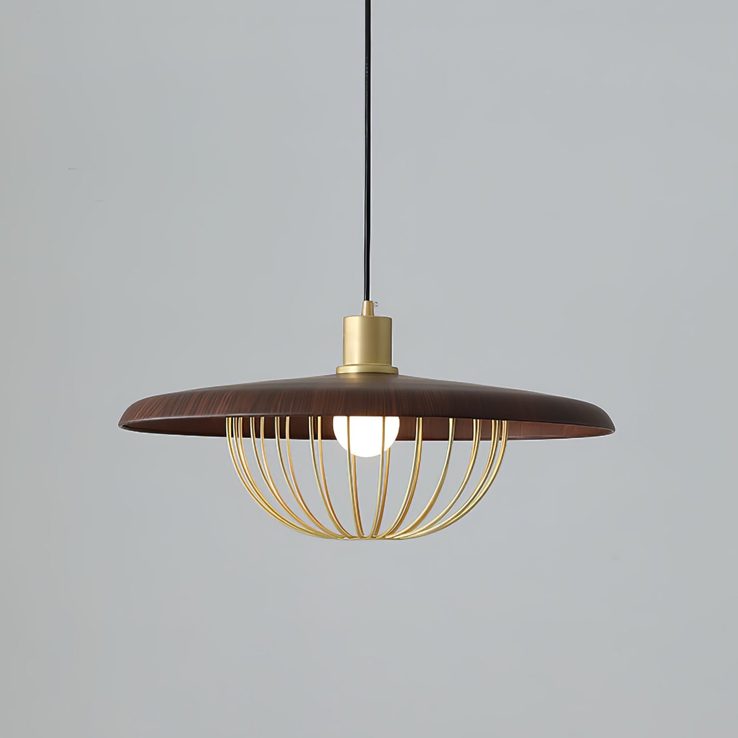 Fyrel Wood Retro Vintage Pendant Lamp-Neutral Decor