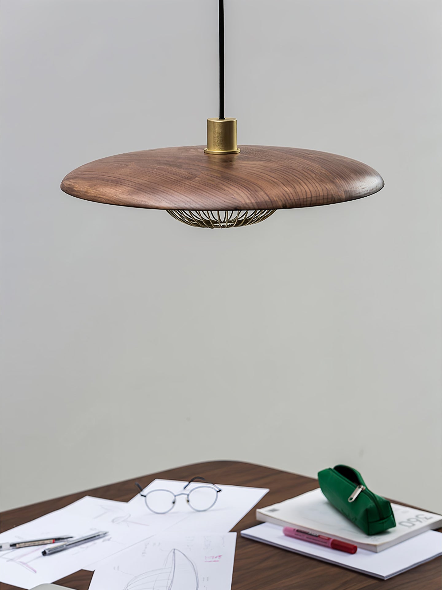 Fyrel Wood Retro Vintage Pendant Lamp-Neutral Decor