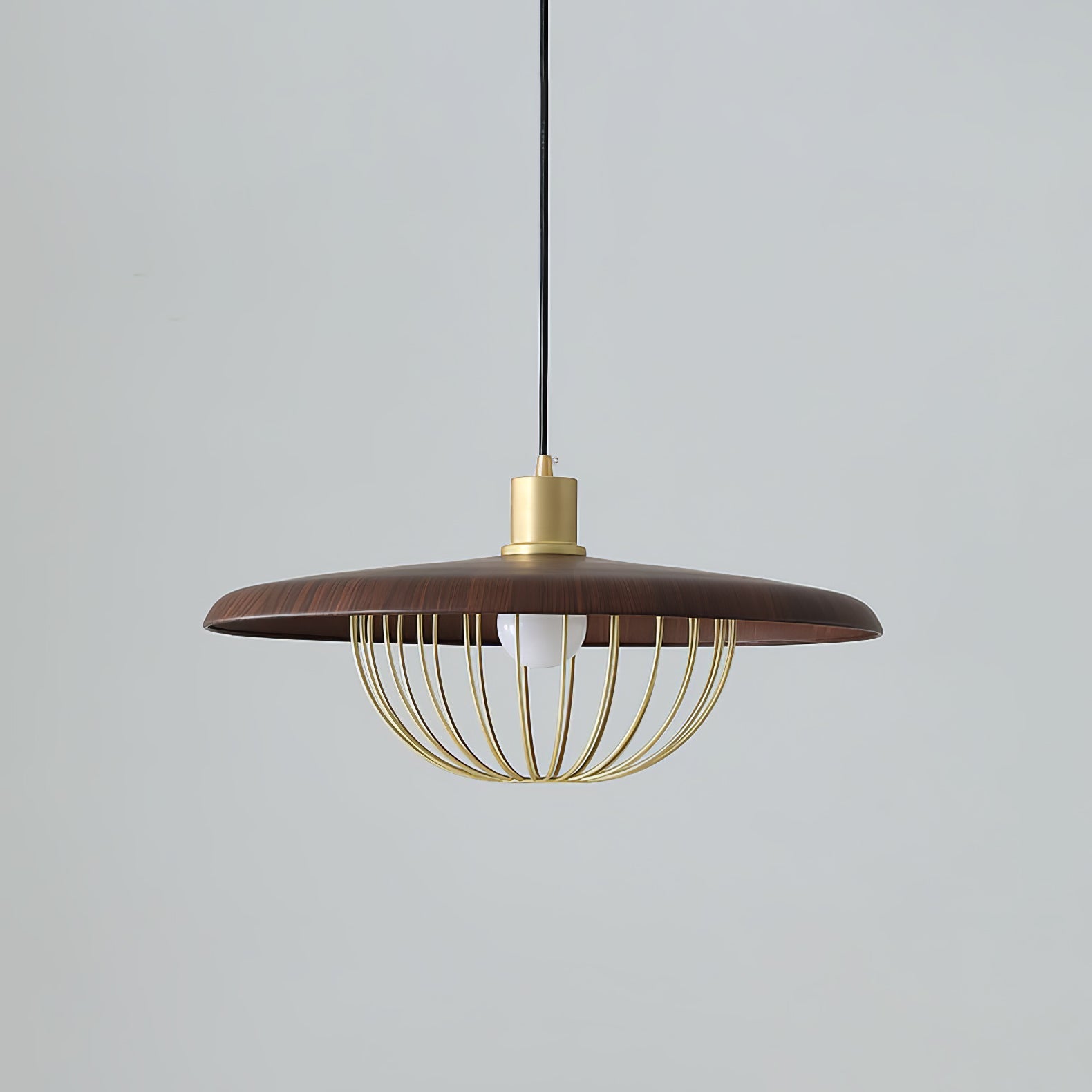 Fyrel Wood Retro Vintage Pendant Lamp-Neutral Decor