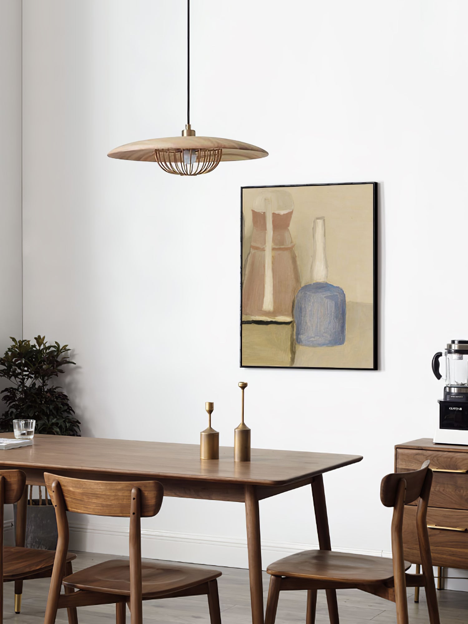 Fyrel Wood Retro Vintage Pendant Lamp-Neutral Decor
