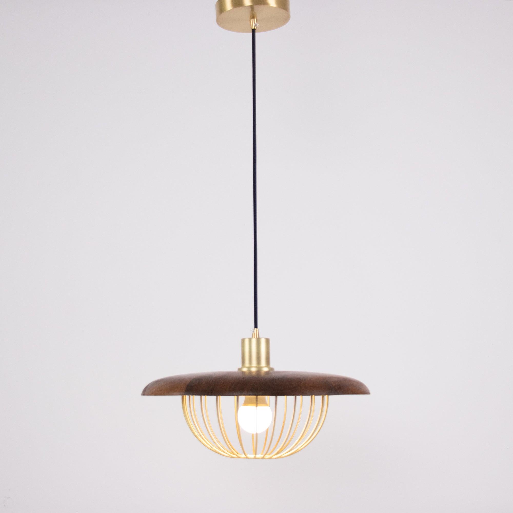 Fyrel Wood Retro Vintage Pendant Lamp-Neutral Decor