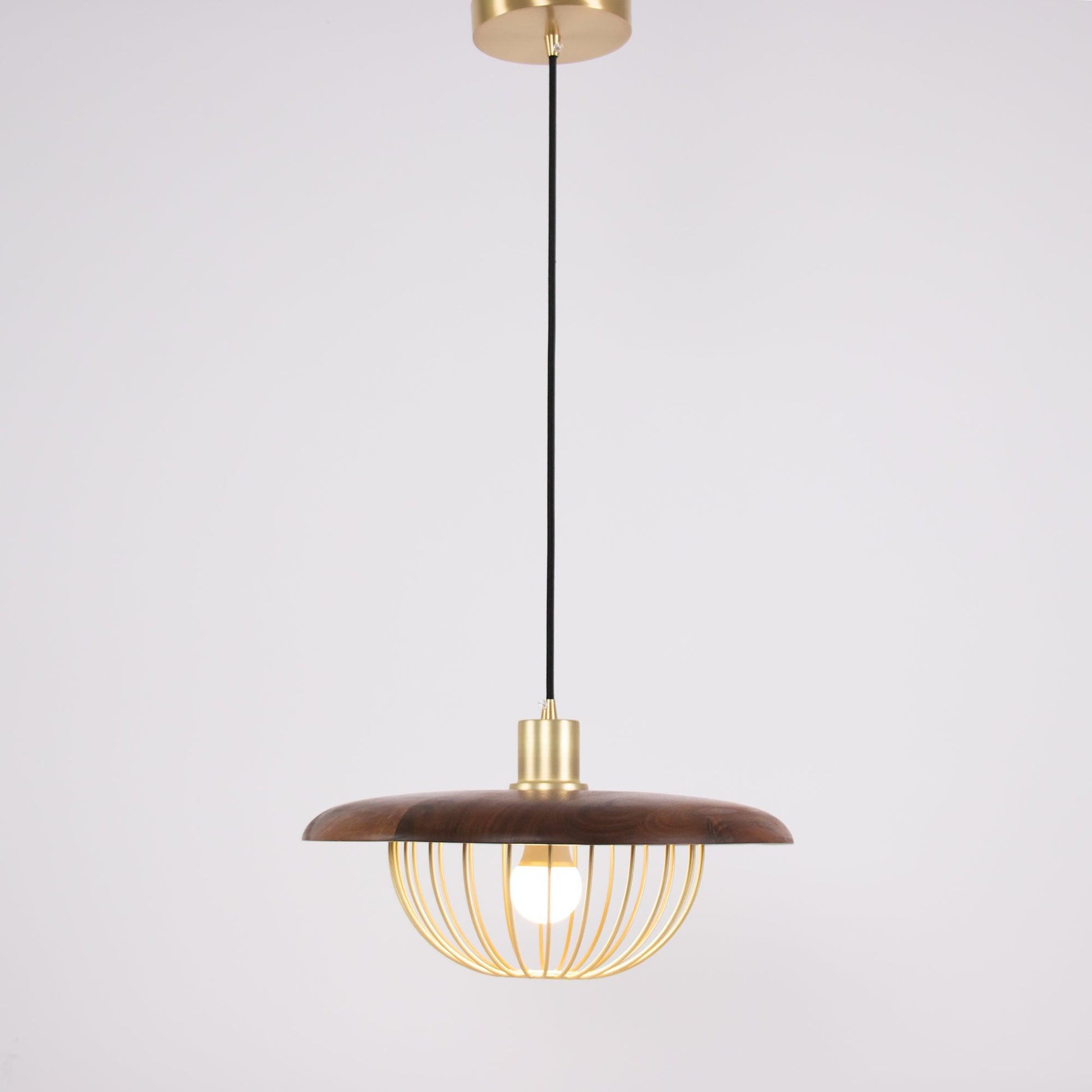 Fyrel Wood Retro Vintage Pendant Lamp-Neutral Decor
