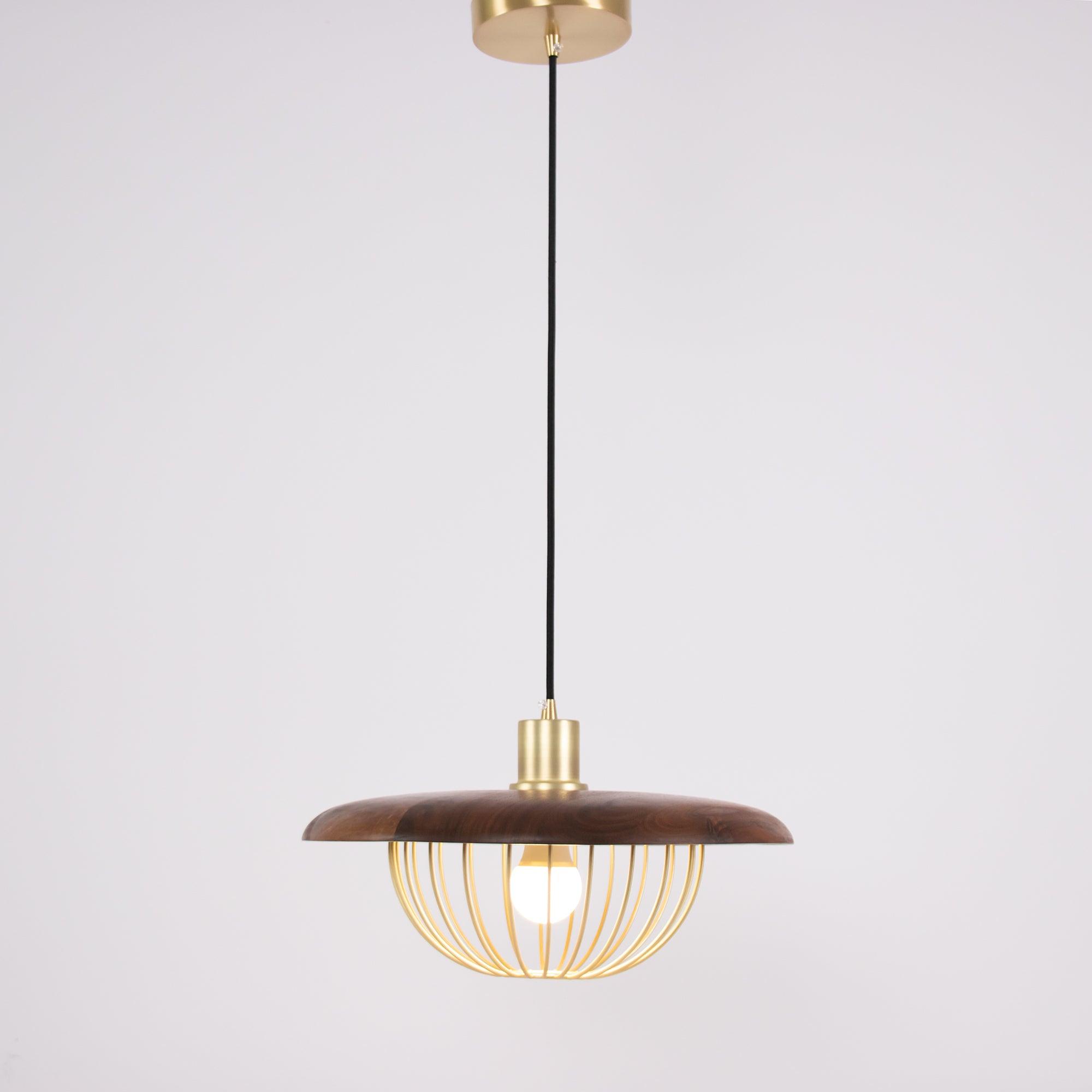 Fyrel Wood Retro Vintage Pendant Lamp-Neutral Decor