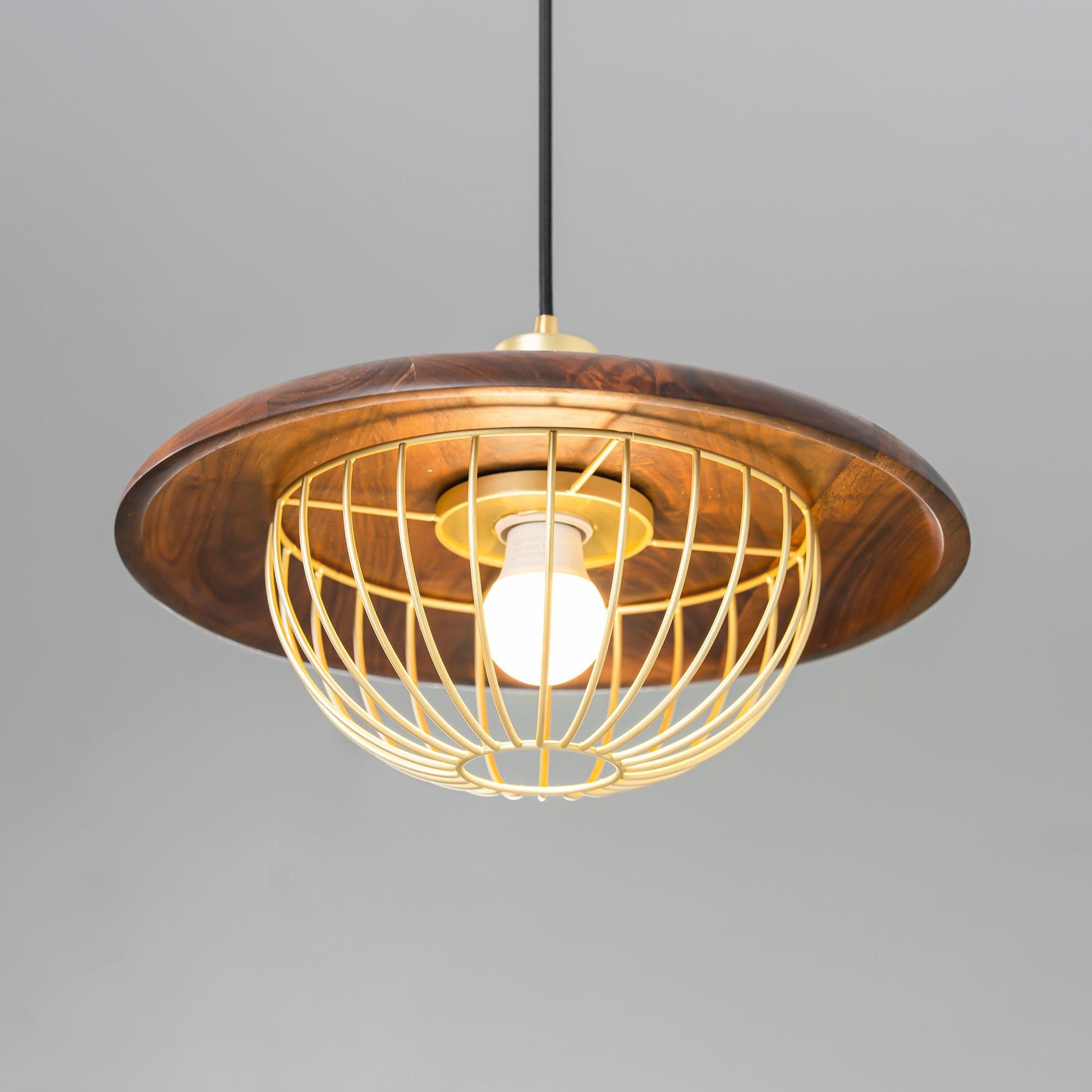 Fyrel Wood Retro Vintage Pendant Lamp-Neutral Decor