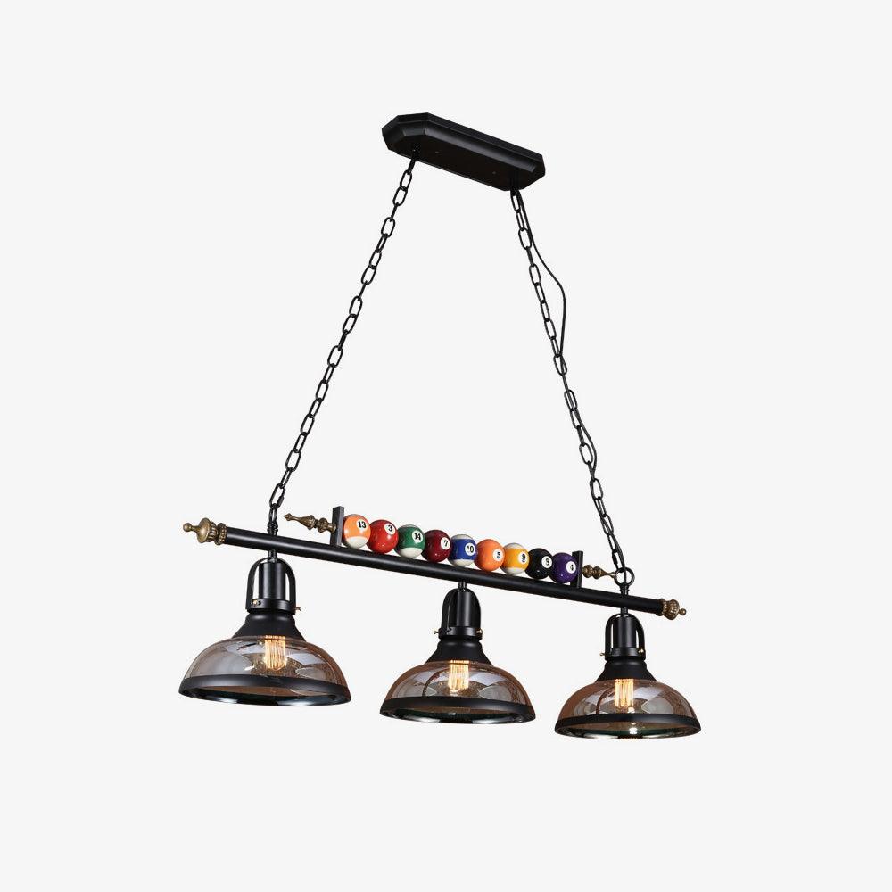 Rivi Chandelier Billiard Ball Black Glass Modern-Neutral Decor