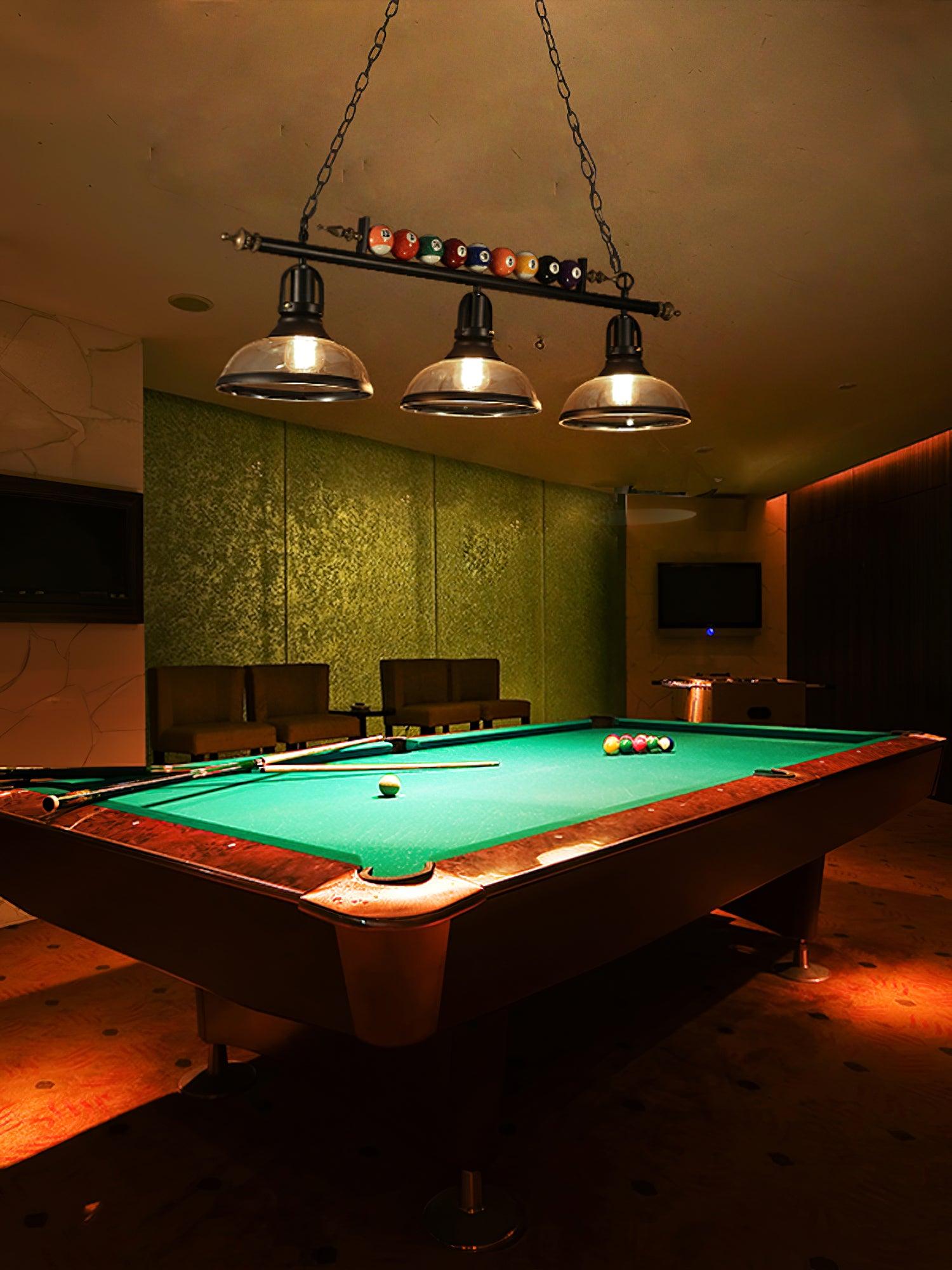 Rivi Chandelier Billiard Ball Black Glass Modern-Neutral Decor
