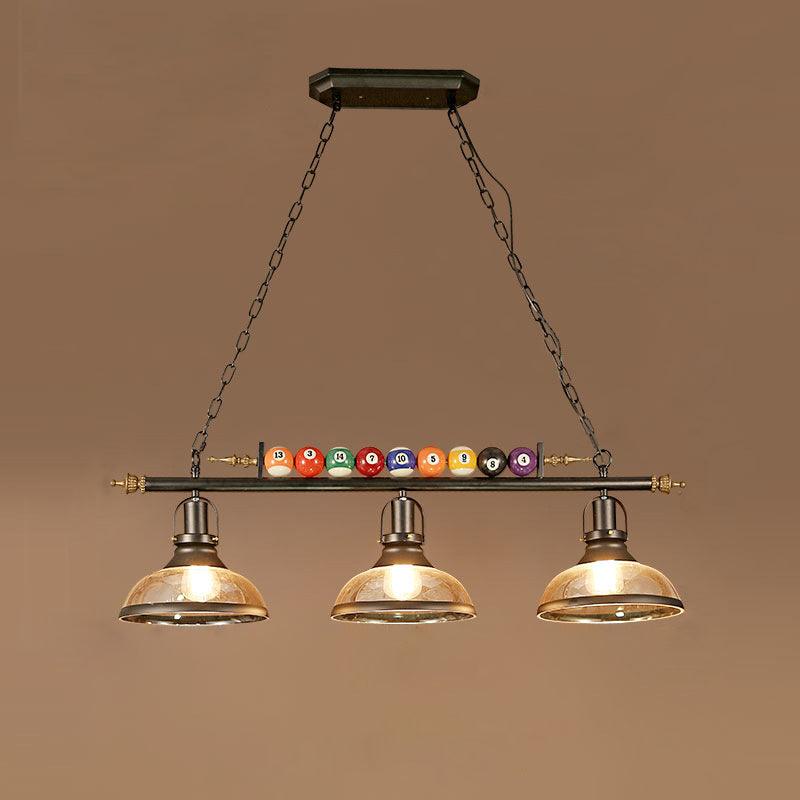 Rivi Chandelier Billiard Ball Black Glass Modern-Neutral Decor