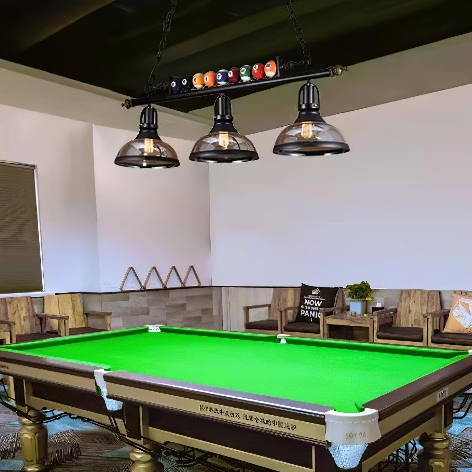 Rivi Chandelier Billiard Ball Black Glass Modern-Neutral Decor