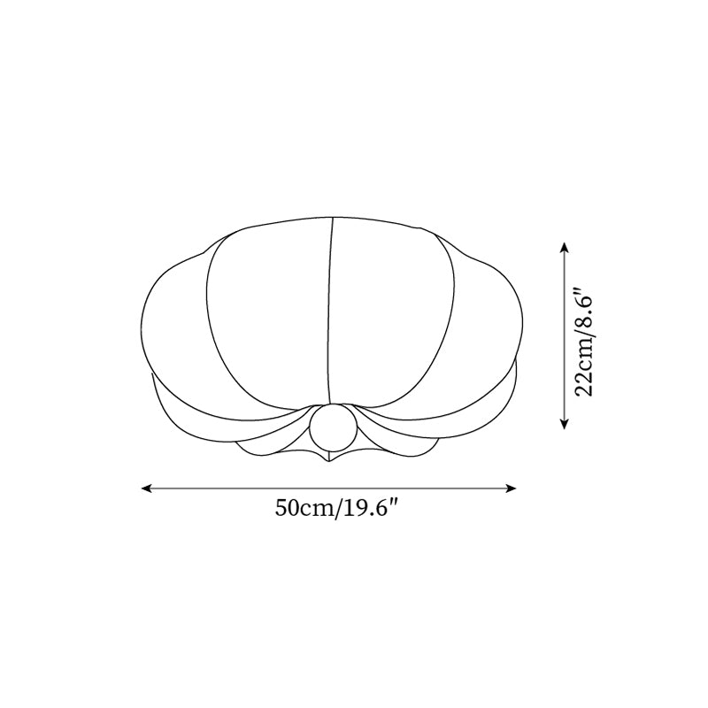 Novia Soft Glow Flush Mount Ceiling Light
