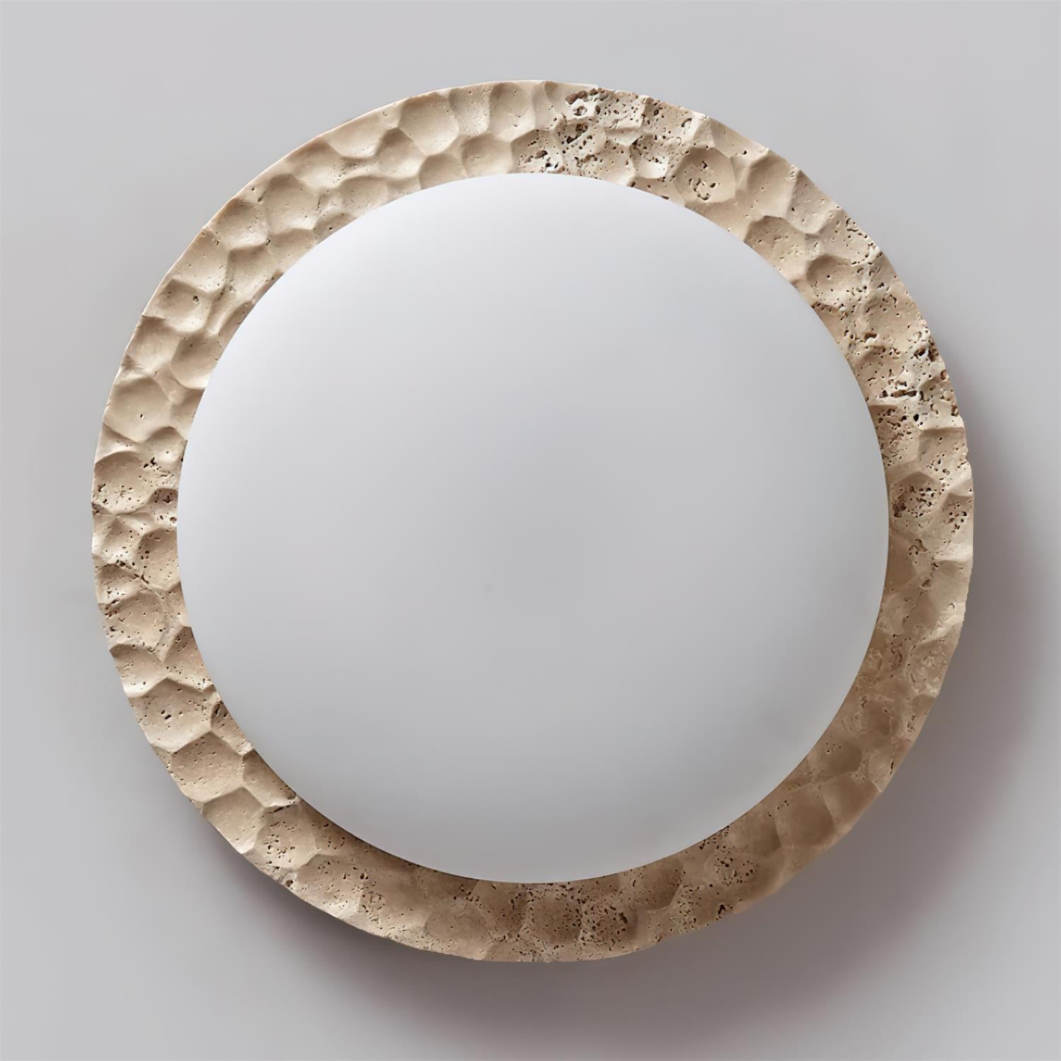 Ritta Travertine Canopy Ceiling Light