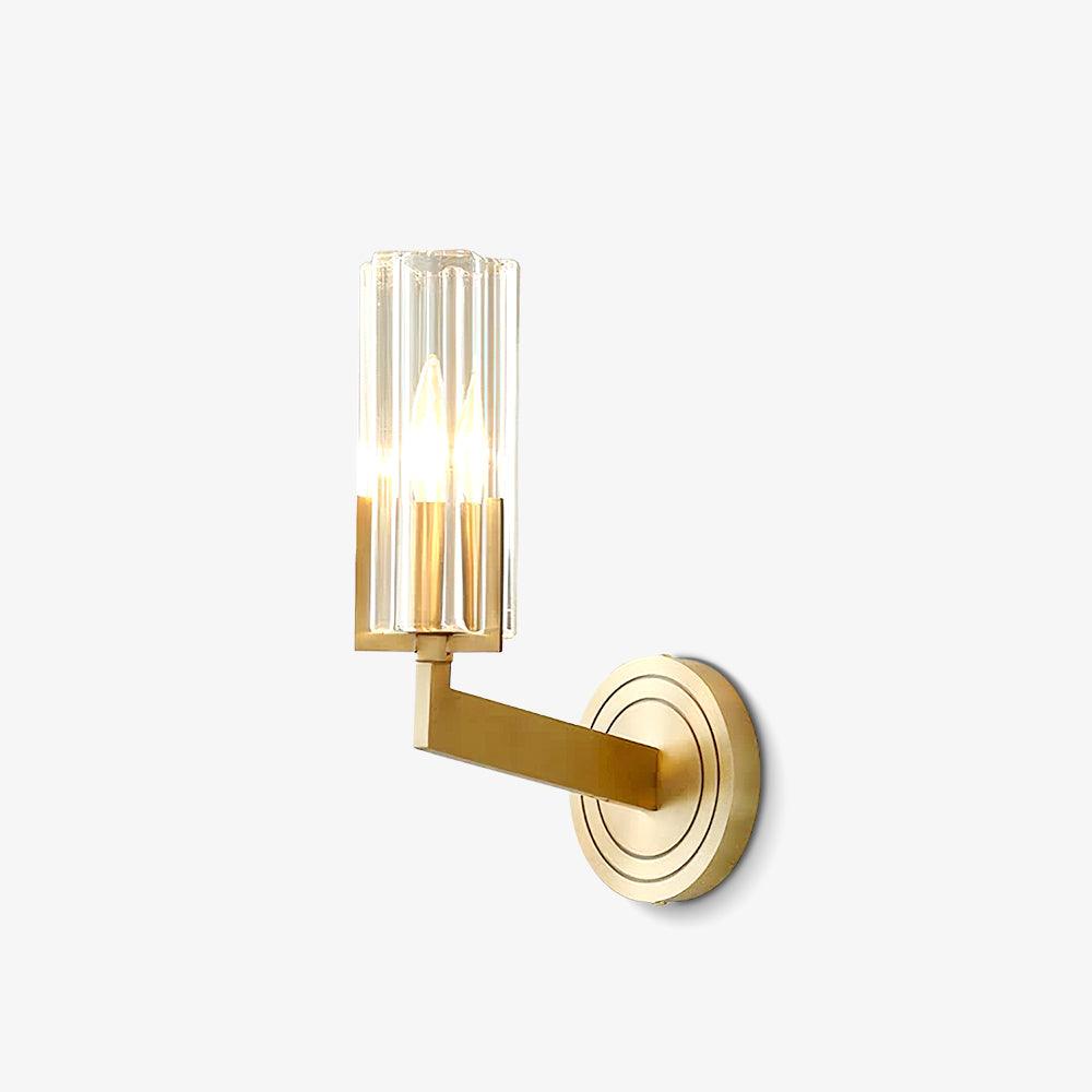 Coen Premium Elegance Brass Glass Wall Lamp-Neutral Decor