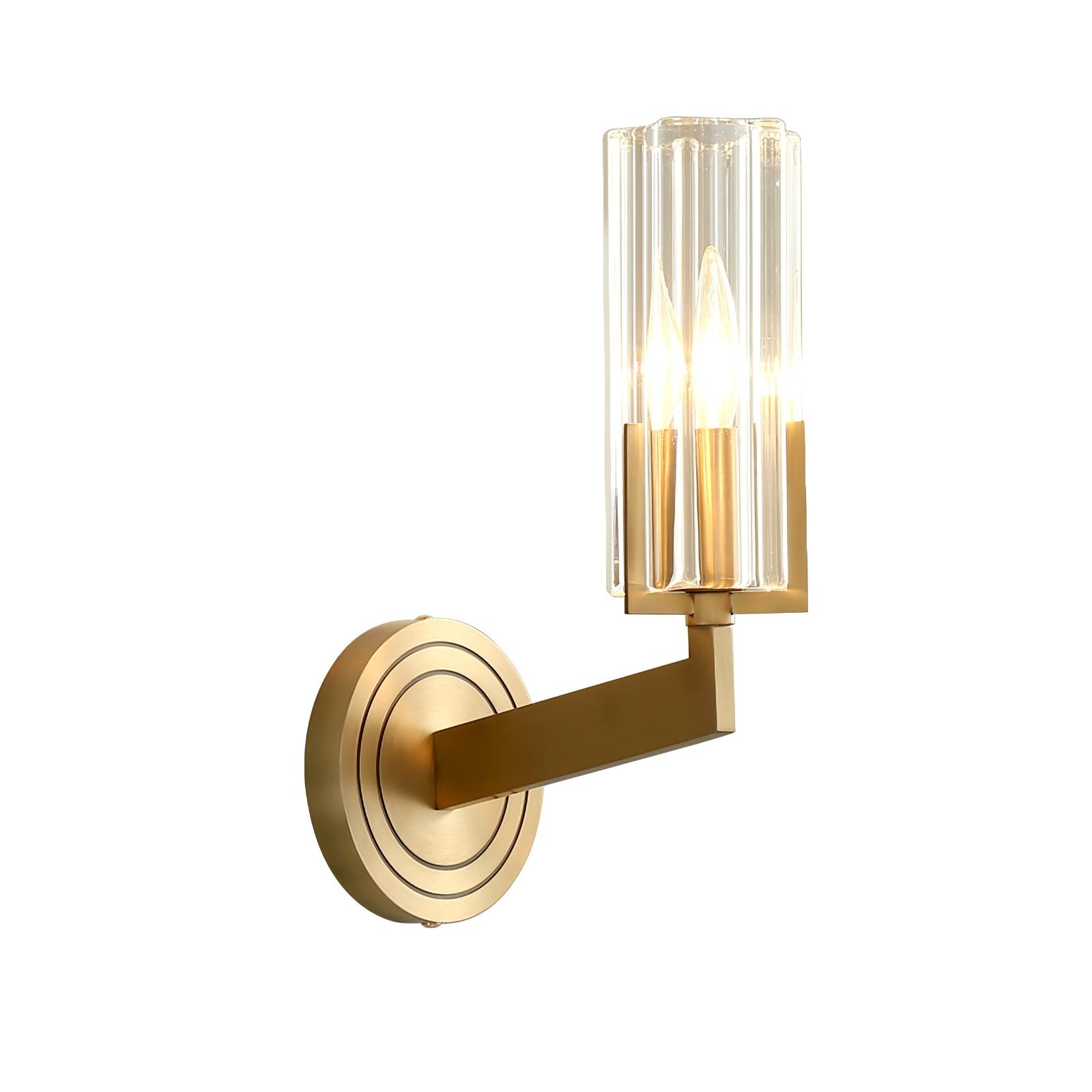 Coen Premium Elegance Brass Glass Wall Lamp-Neutral Decor