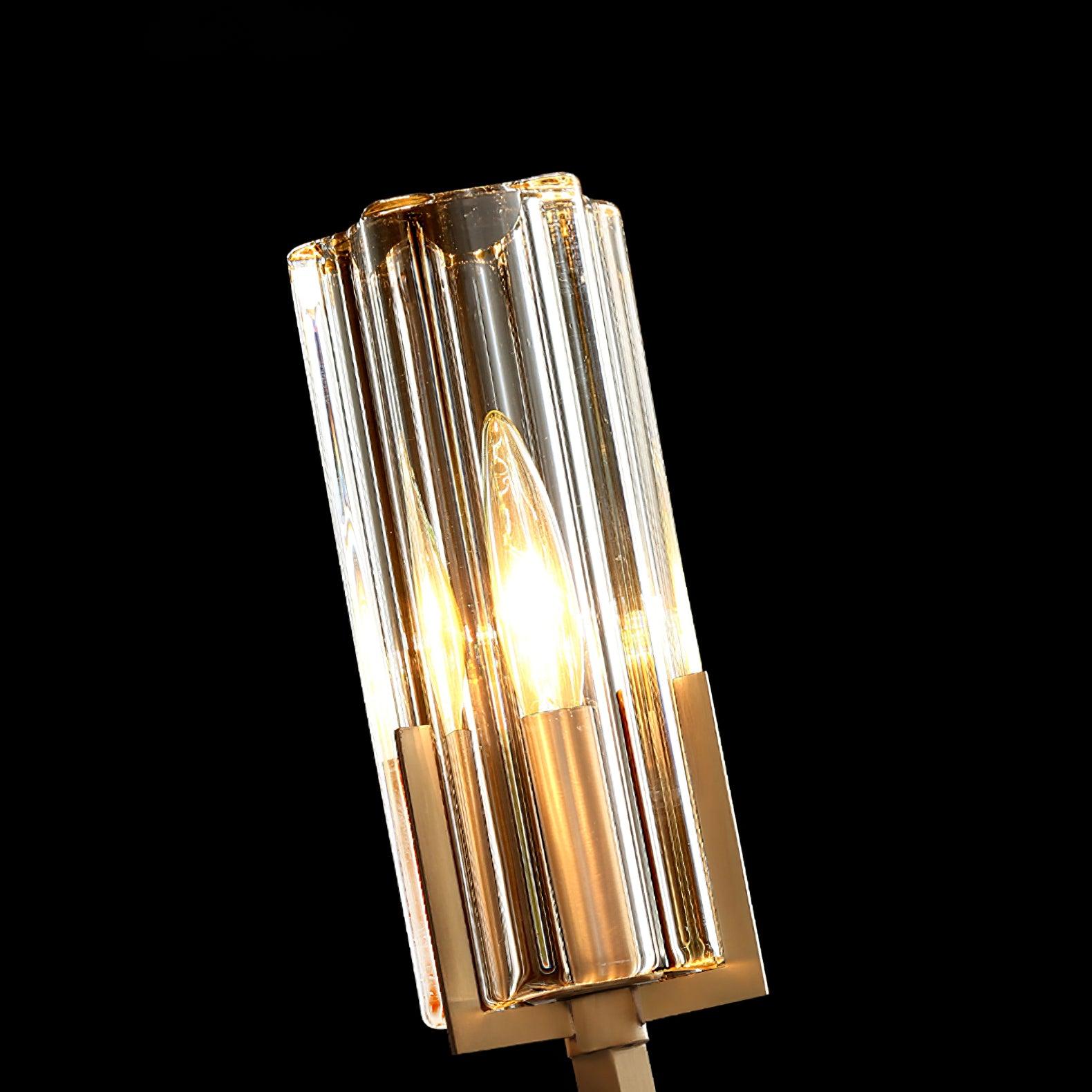 Coen Premium Elegance Brass Glass Wall Lamp-Neutral Decor