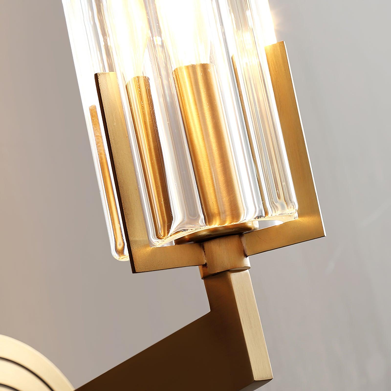 Coen Premium Elegance Brass Glass Wall Lamp-Neutral Decor