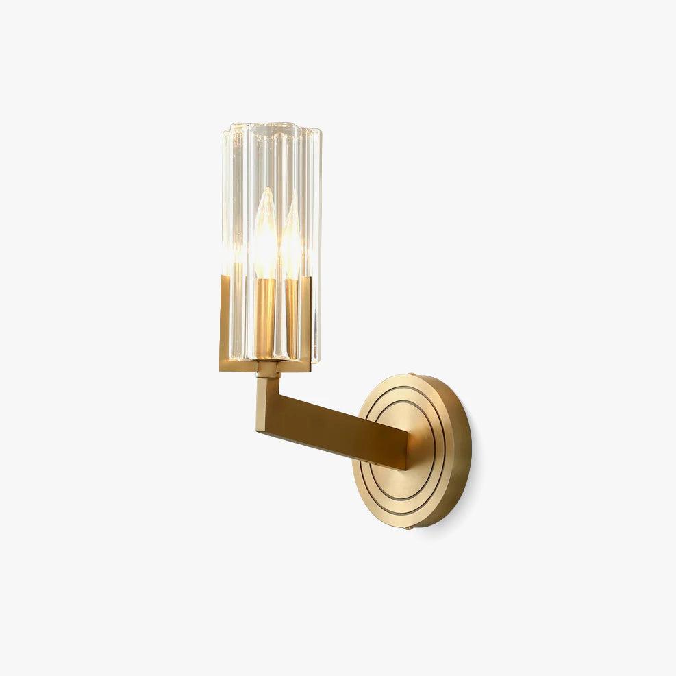 Coen Premium Elegance Brass Glass Wall Lamp-Neutral Decor