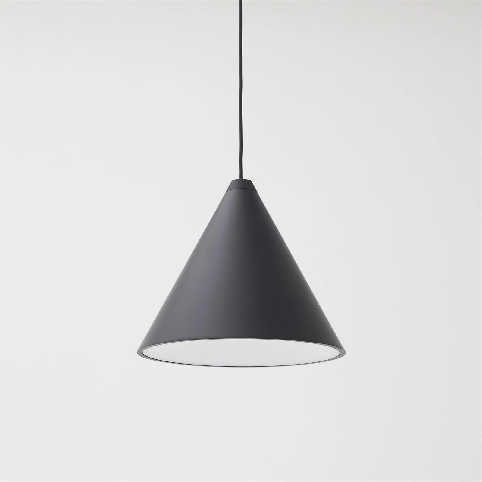 Pendant Light  Black Cone Shade Industrial