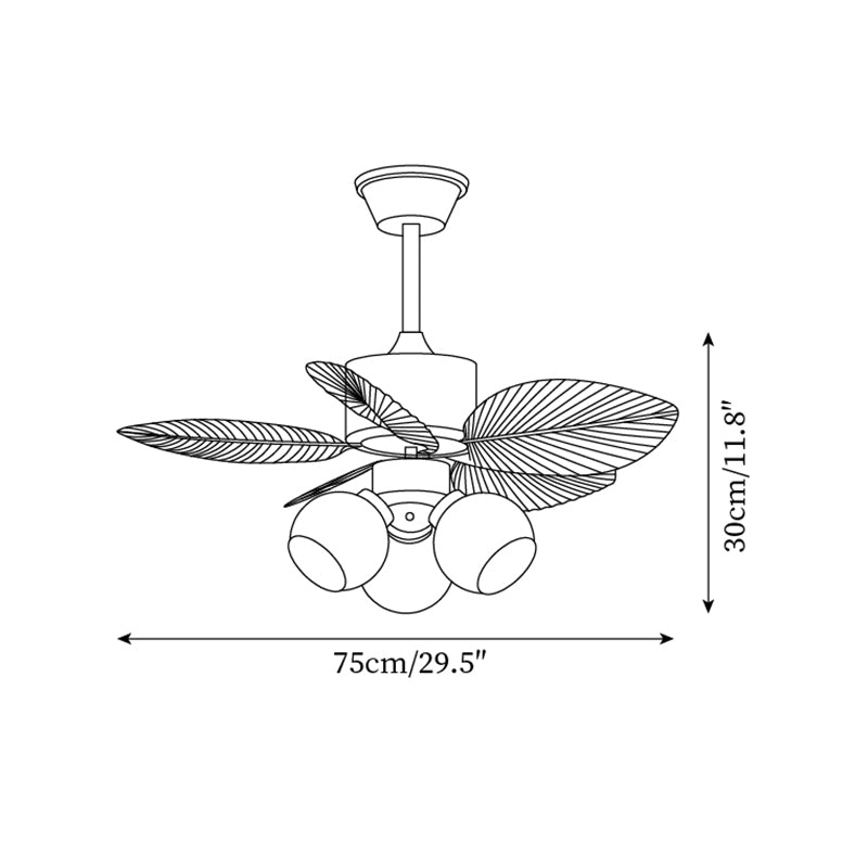 Rettin Ceiling Fan Light