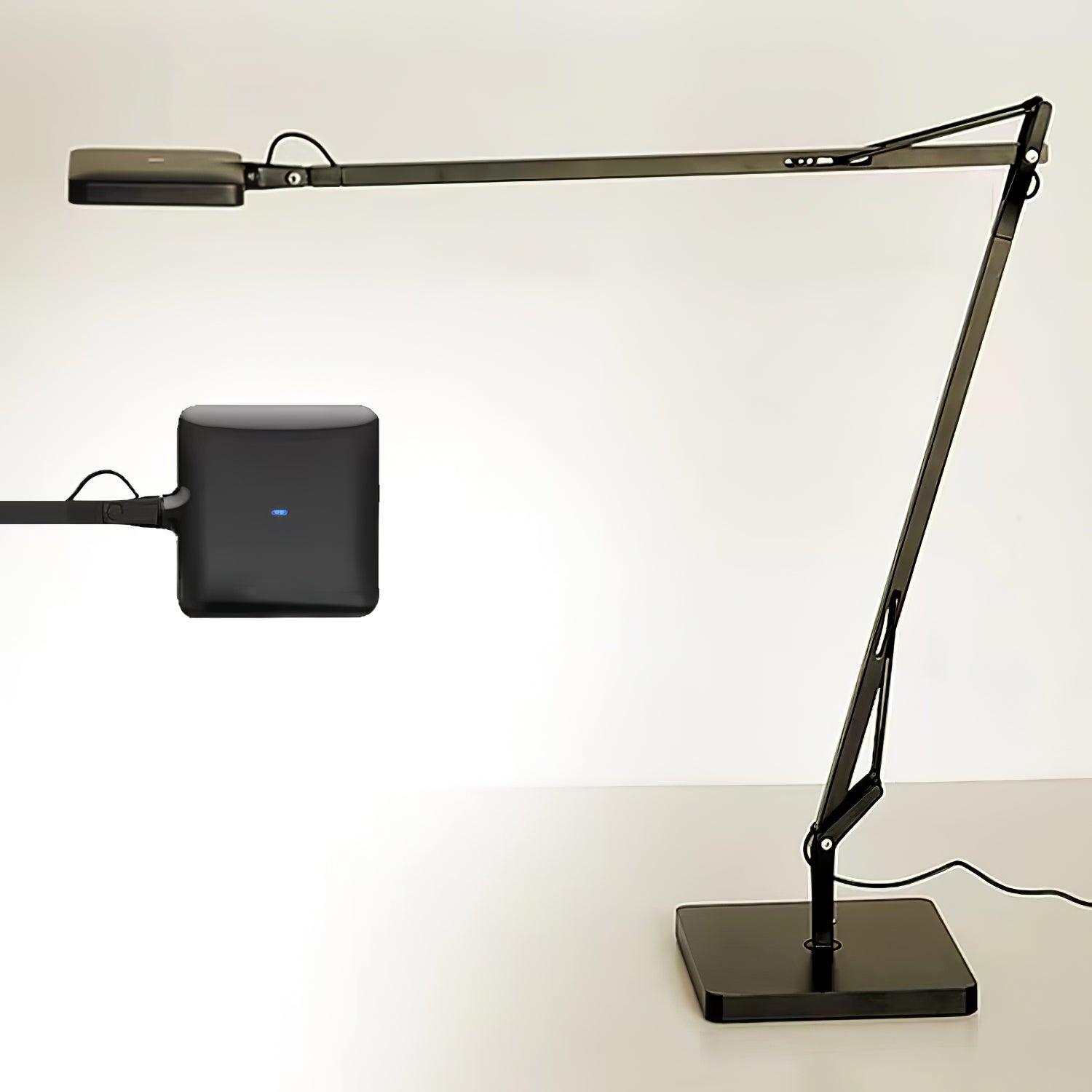 Tevenu Aluminum Industrial Table Lamp-Neutral Decor