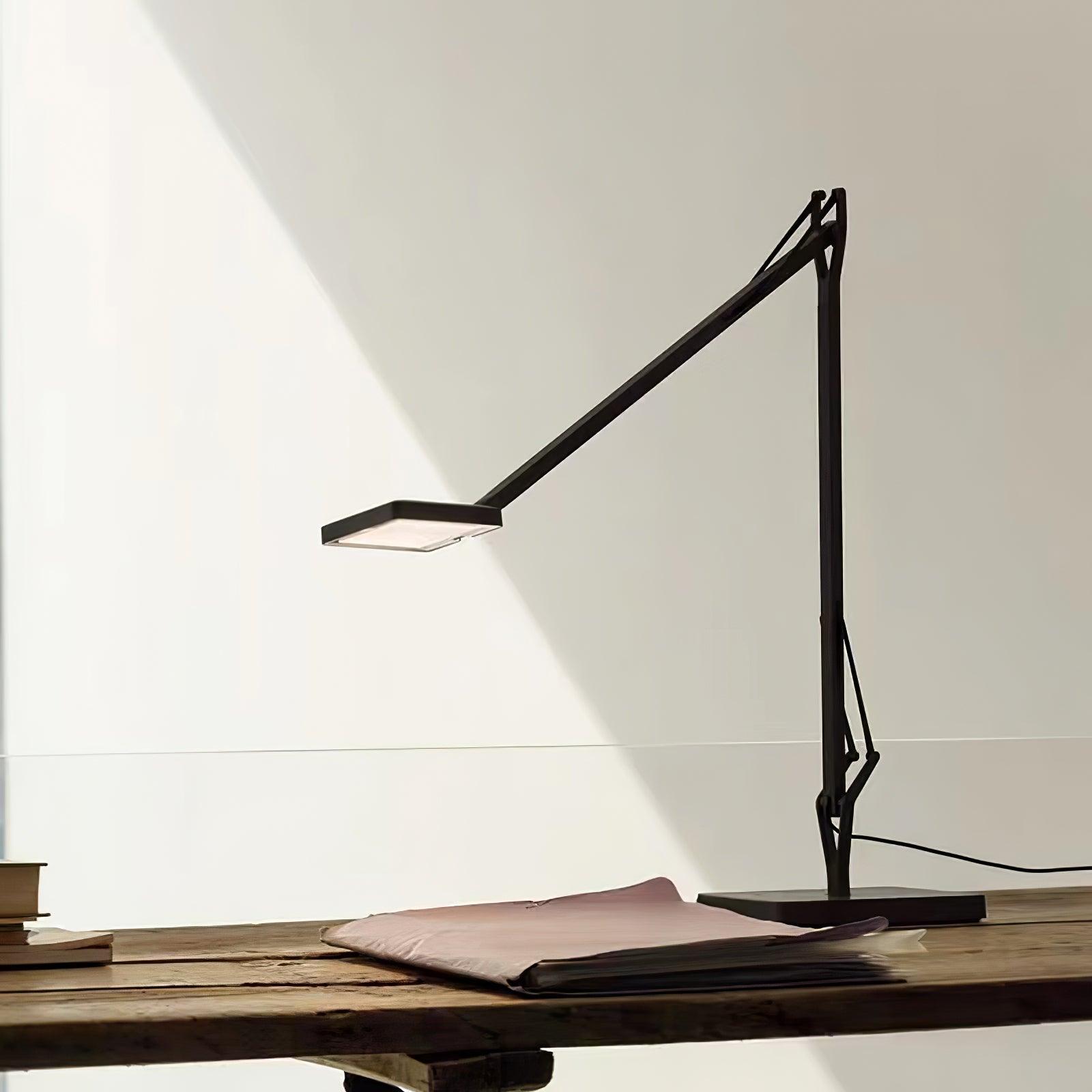 Tevenu Aluminum Industrial Table Lamp-Neutral Decor