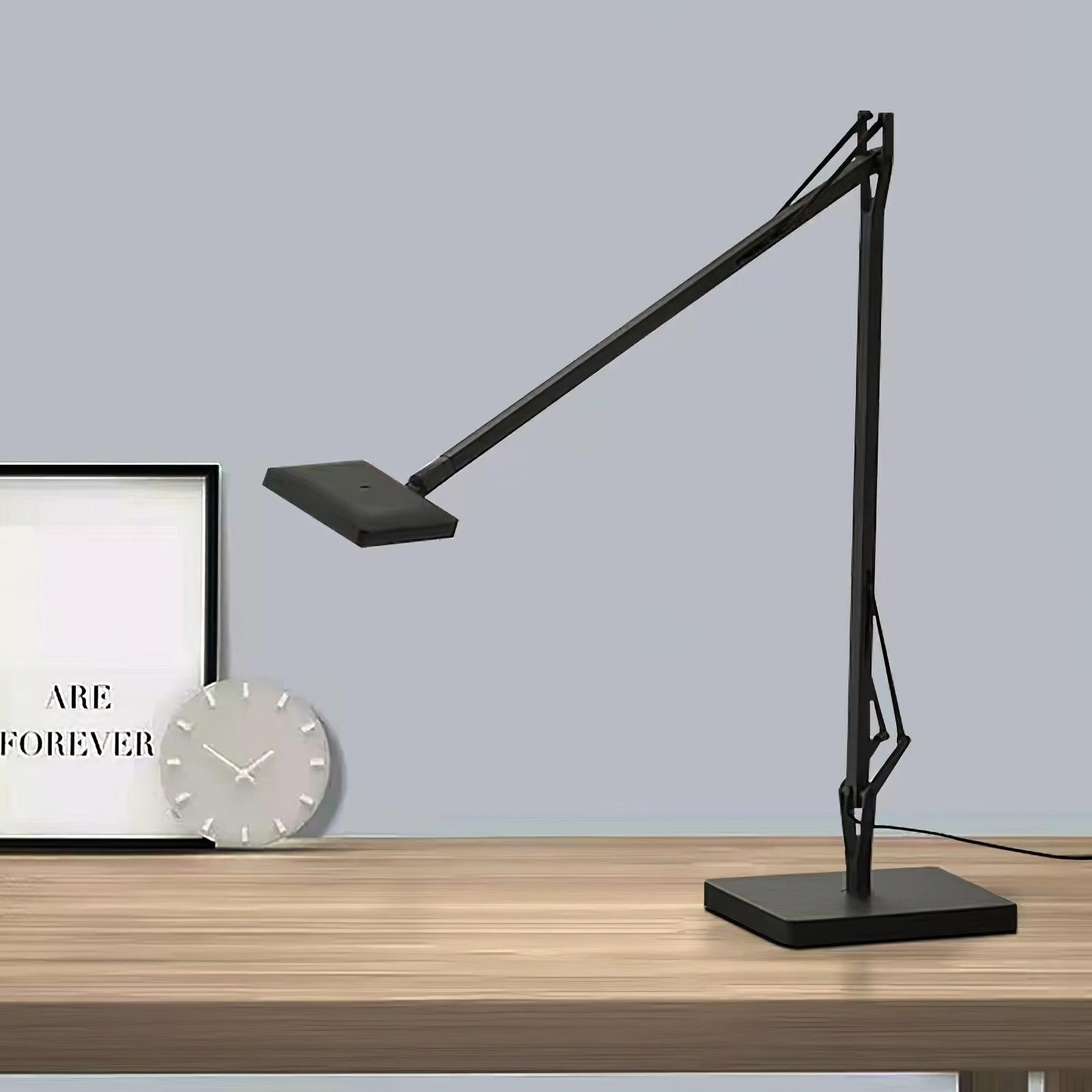 Tevenu Aluminum Industrial Table Lamp-Neutral Decor