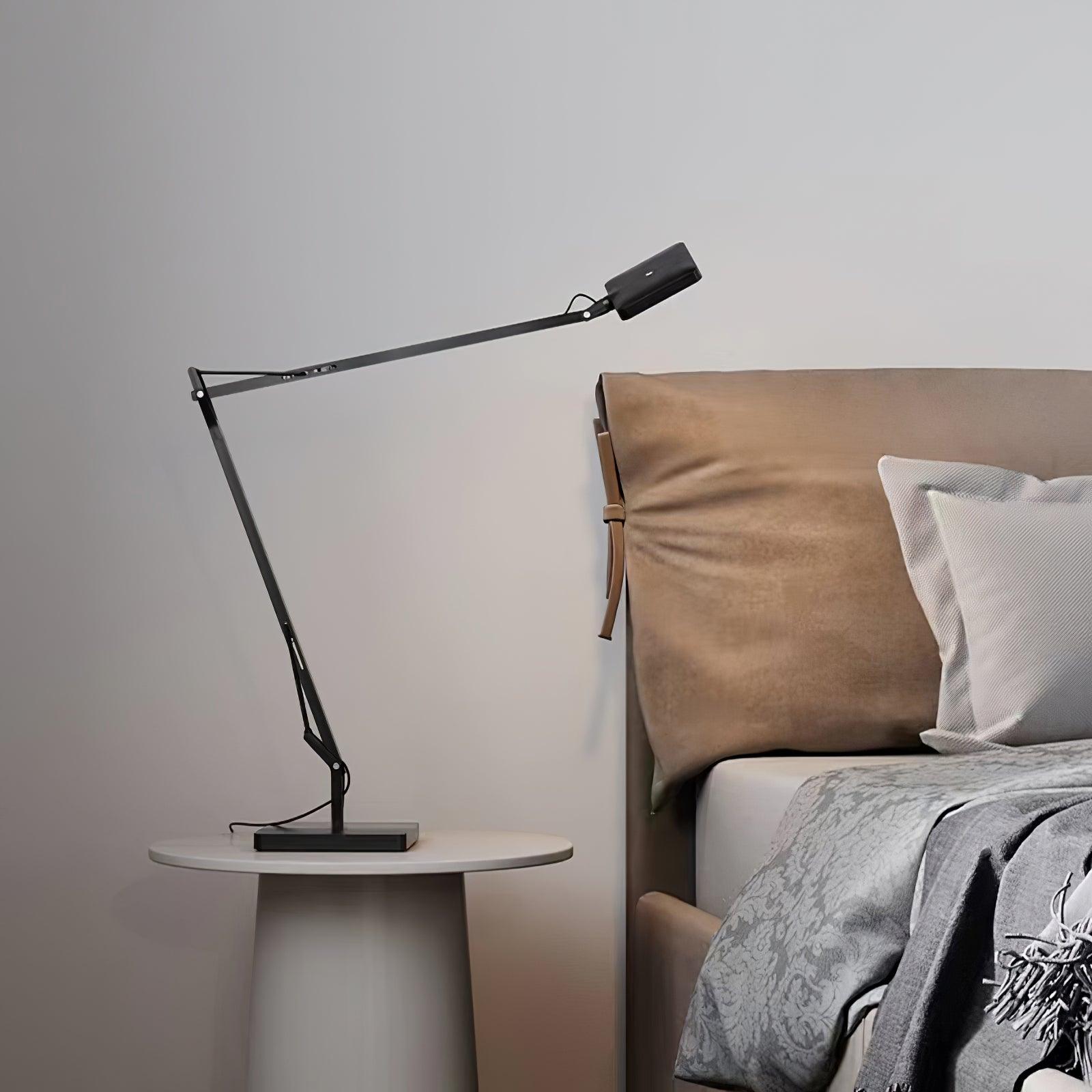 Tevenu Aluminum Industrial Table Lamp-Neutral Decor