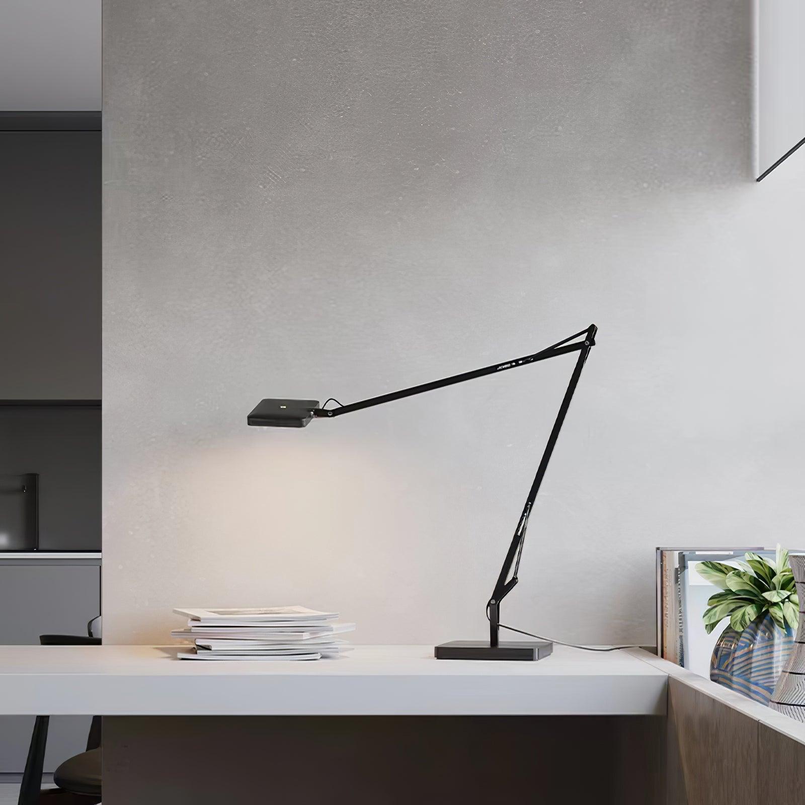 Tevenu Aluminum Industrial Table Lamp-Neutral Decor